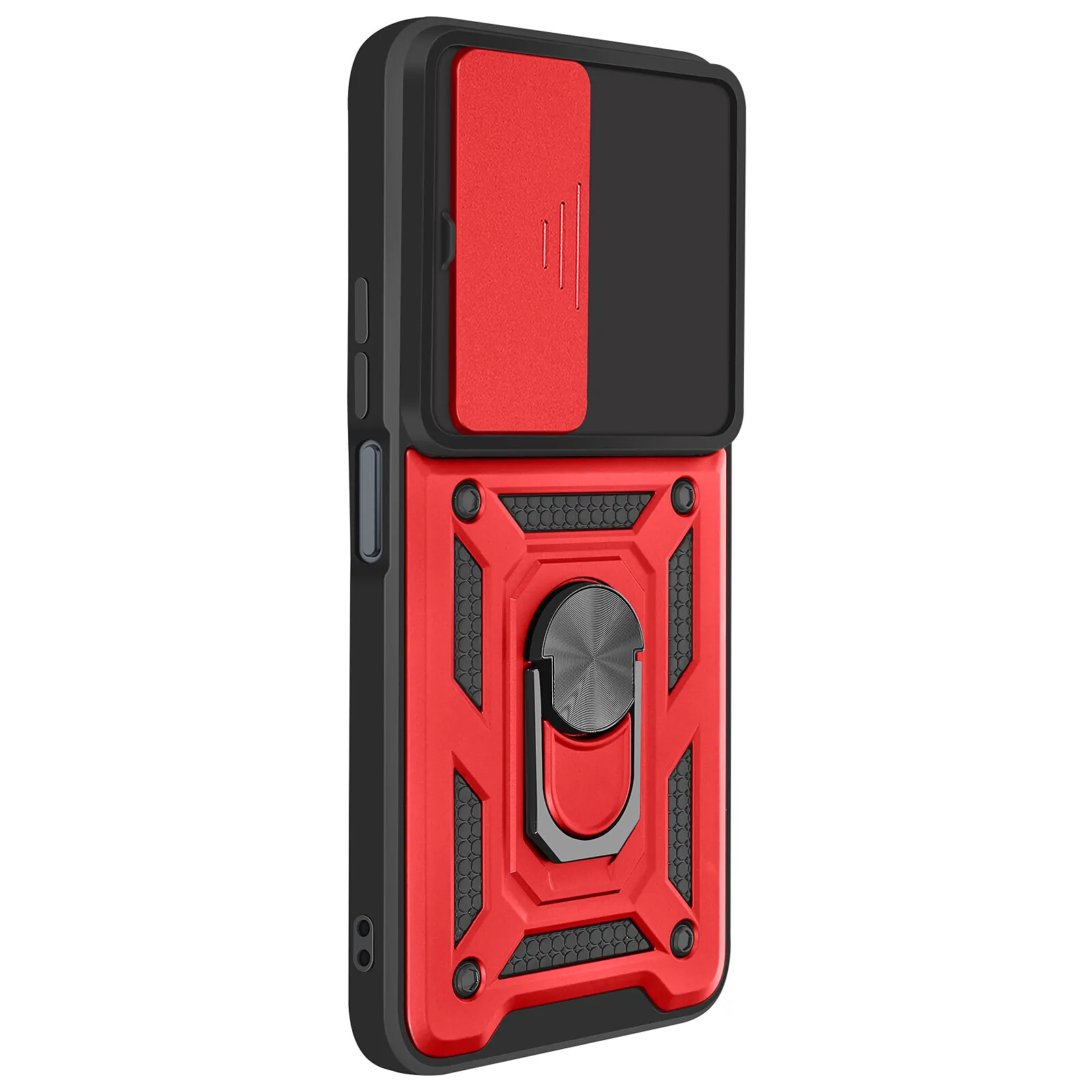 Coque De Protection Complète Pour Xiaomi Redmi 15 4G/5G - Housse Antichoc Avec Protecteur écran Et Caméra Intégrés, Couleur Rouge