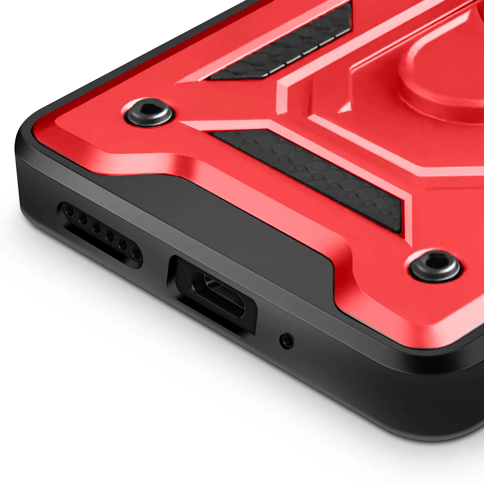 Coque Pour Redmi 15 5G Avec Anneau Magnétique Rotatif - Bleu Nuit, Mayaxess, Plastique Rigide, Neuf