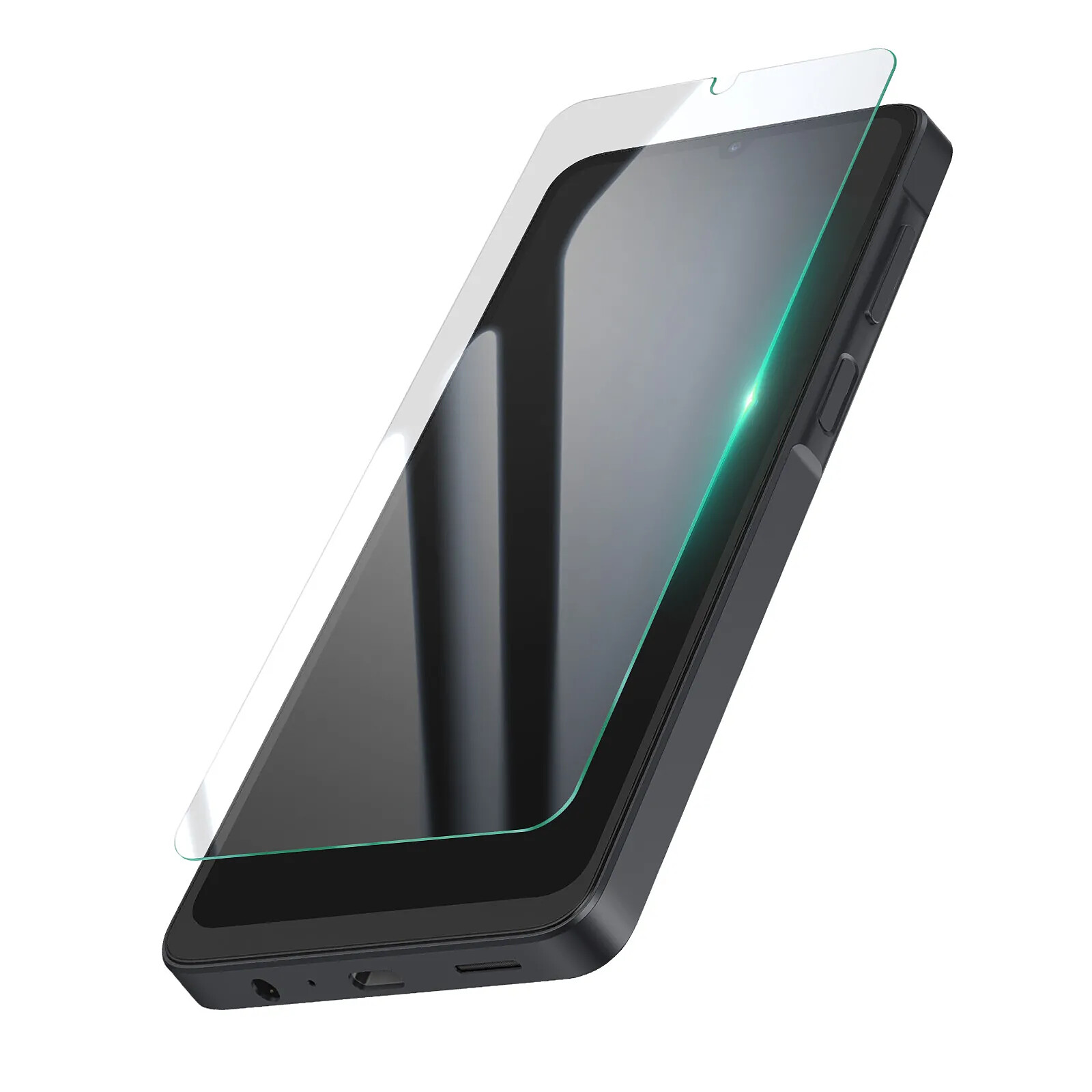 Mayaxess Protection d'Écran pour Galaxy A07 en Verre Trempé 9H Oléophobe Transparent