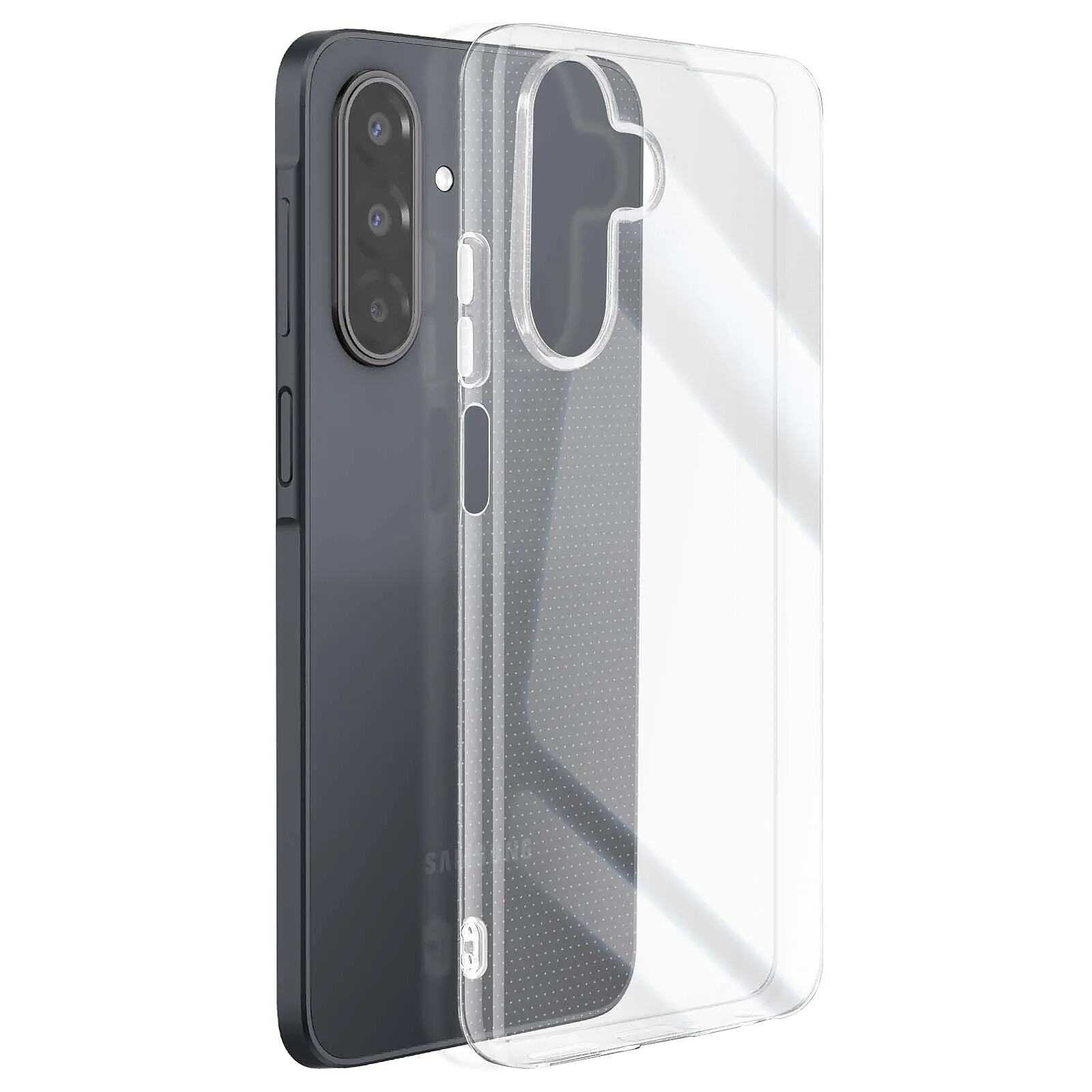 Mayaxess Coque pour Galaxy A17 en Silicone Ultra Souple et Durable Transparent