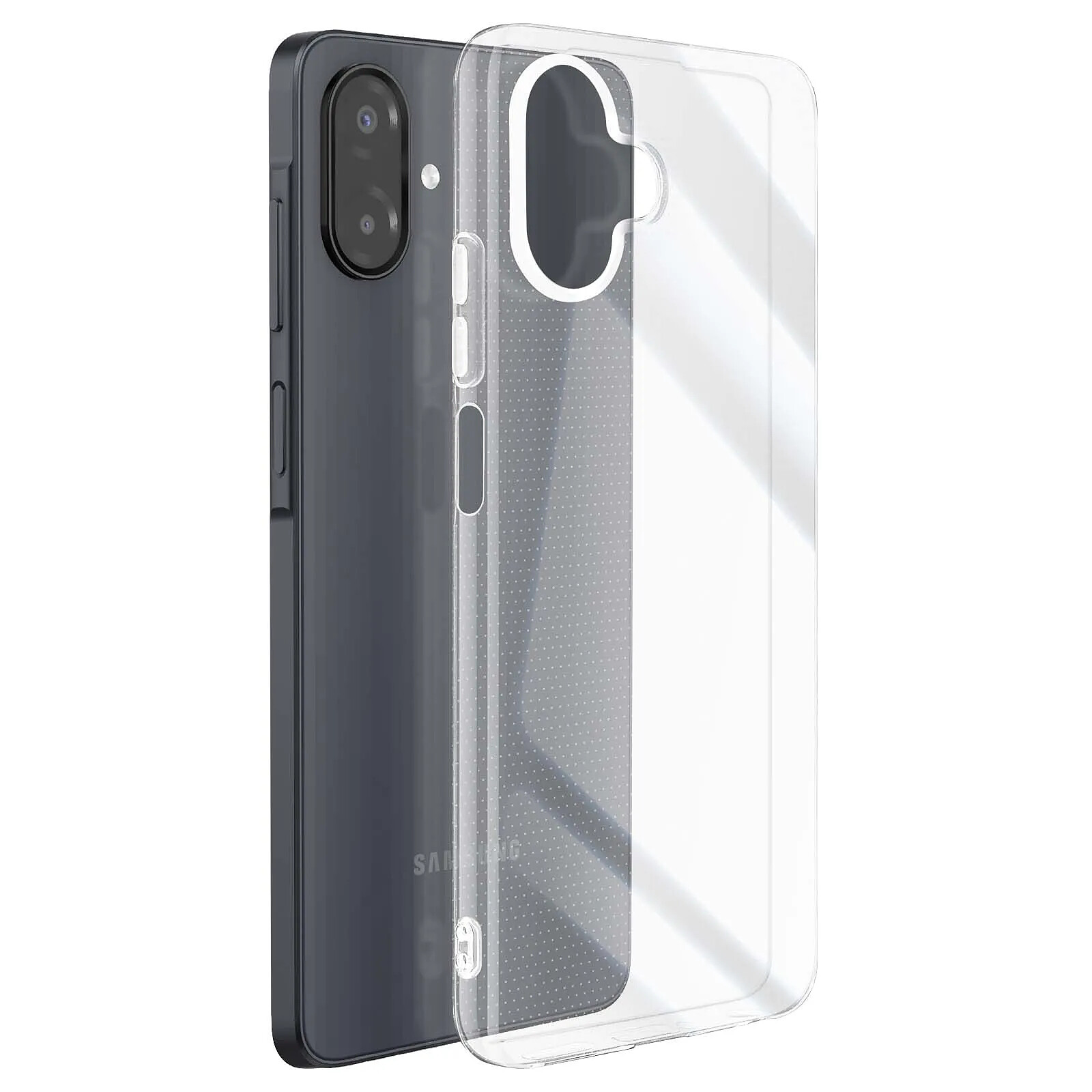 Mayaxess Coque pour Samsung Galaxy A07 en Silicone Ultra Souple et Durable Transparent