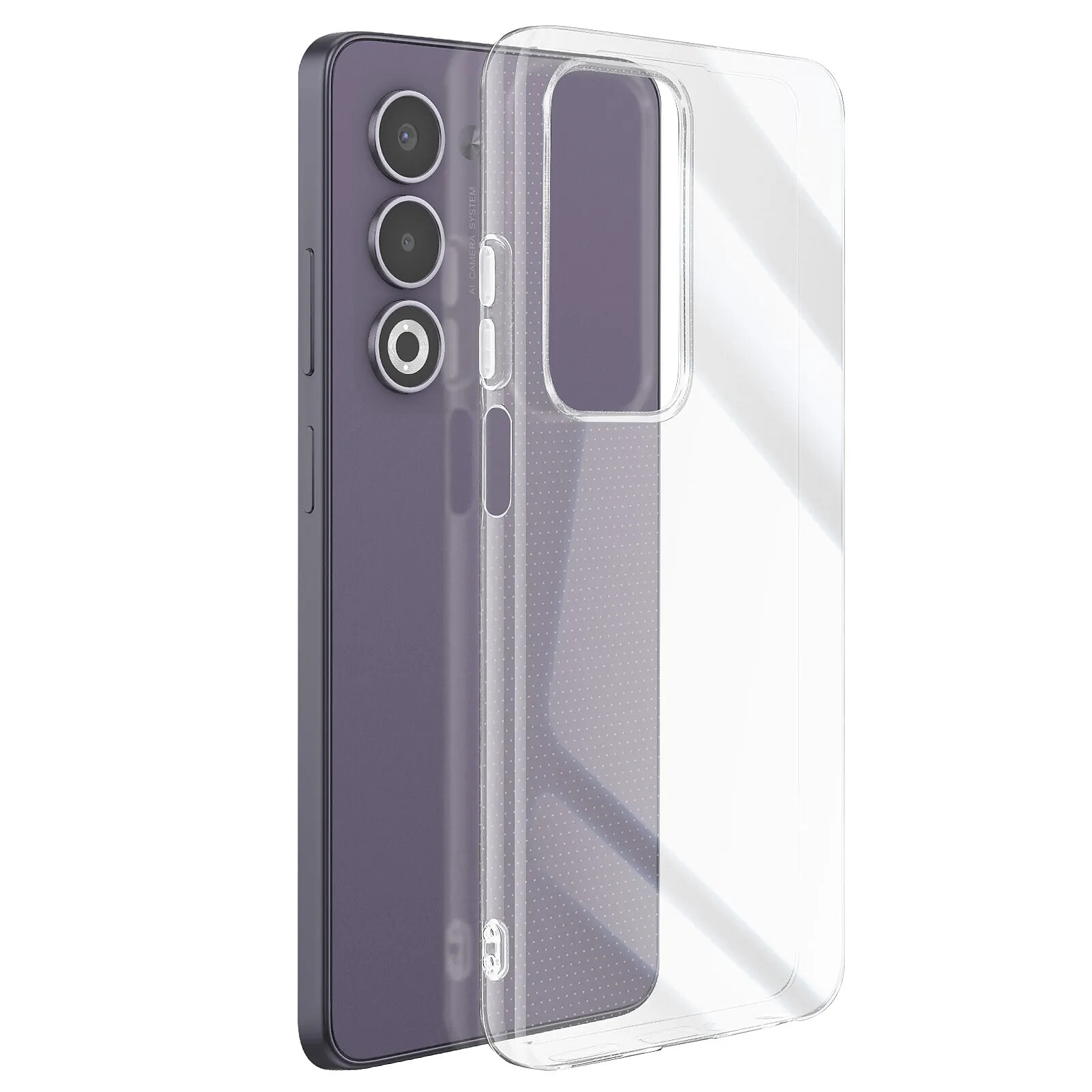 Mayaxess Coque pour Oppo A5 en Silicone Ultra Souple et Durable Transparent