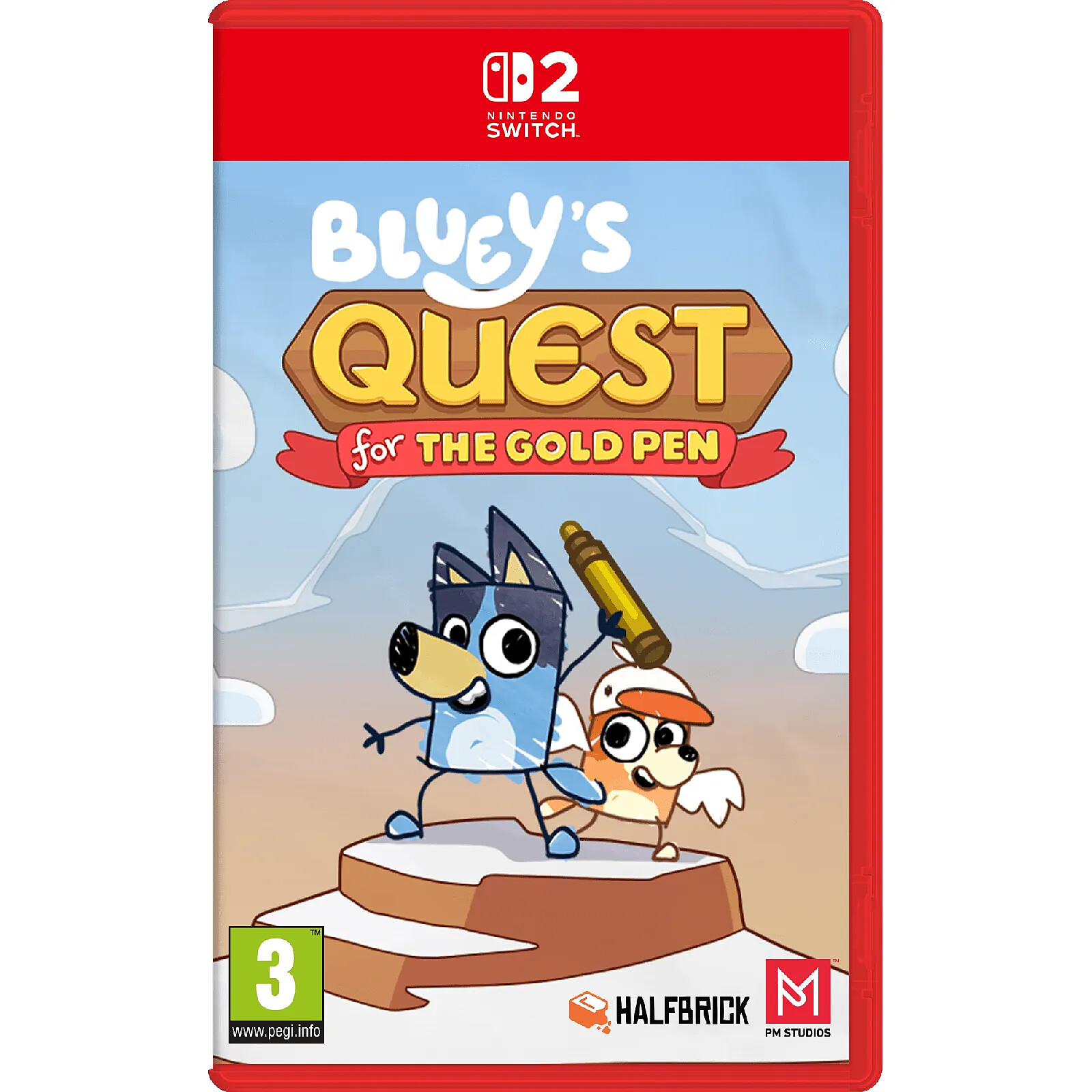 Bluey's Quest for the Gold Pen Switch 2