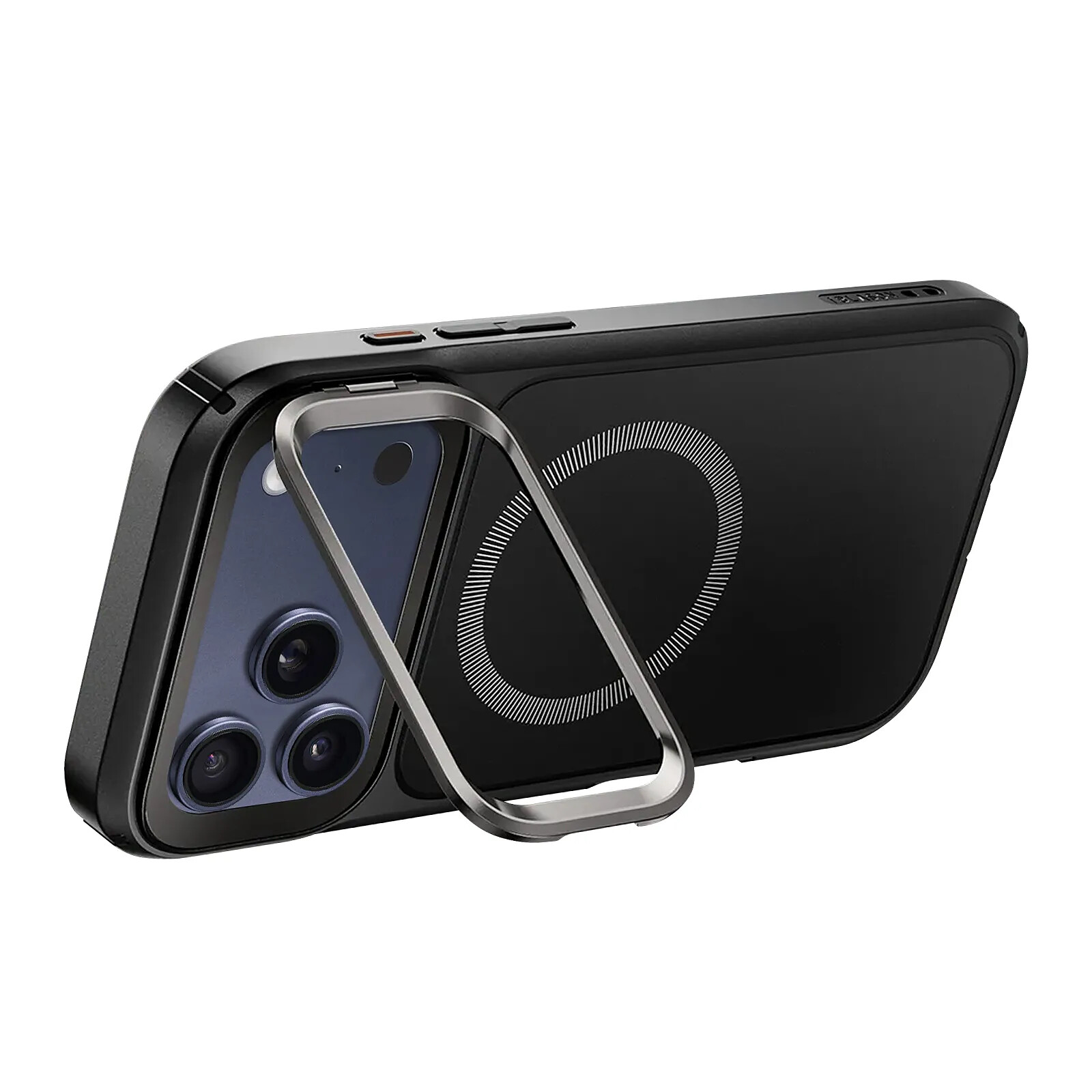 CENHUFO Magnétique Anti Espion Coque IPhone 17 Pro Max [Compatible Avec MagSafe] Intégré 9H Verre Trempé Protection écran Et Protection Caméra, Antichoc Téléphone Housse Case Intégrale Etui - Bleu