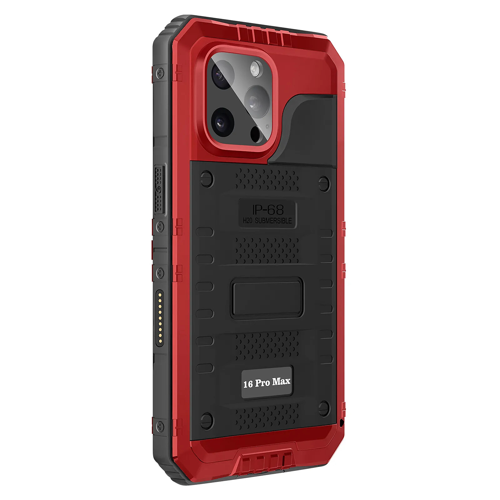 Avizar Coque pour iPhone 16 Pro Max en Silicone Étanche IP68 et Antichoc