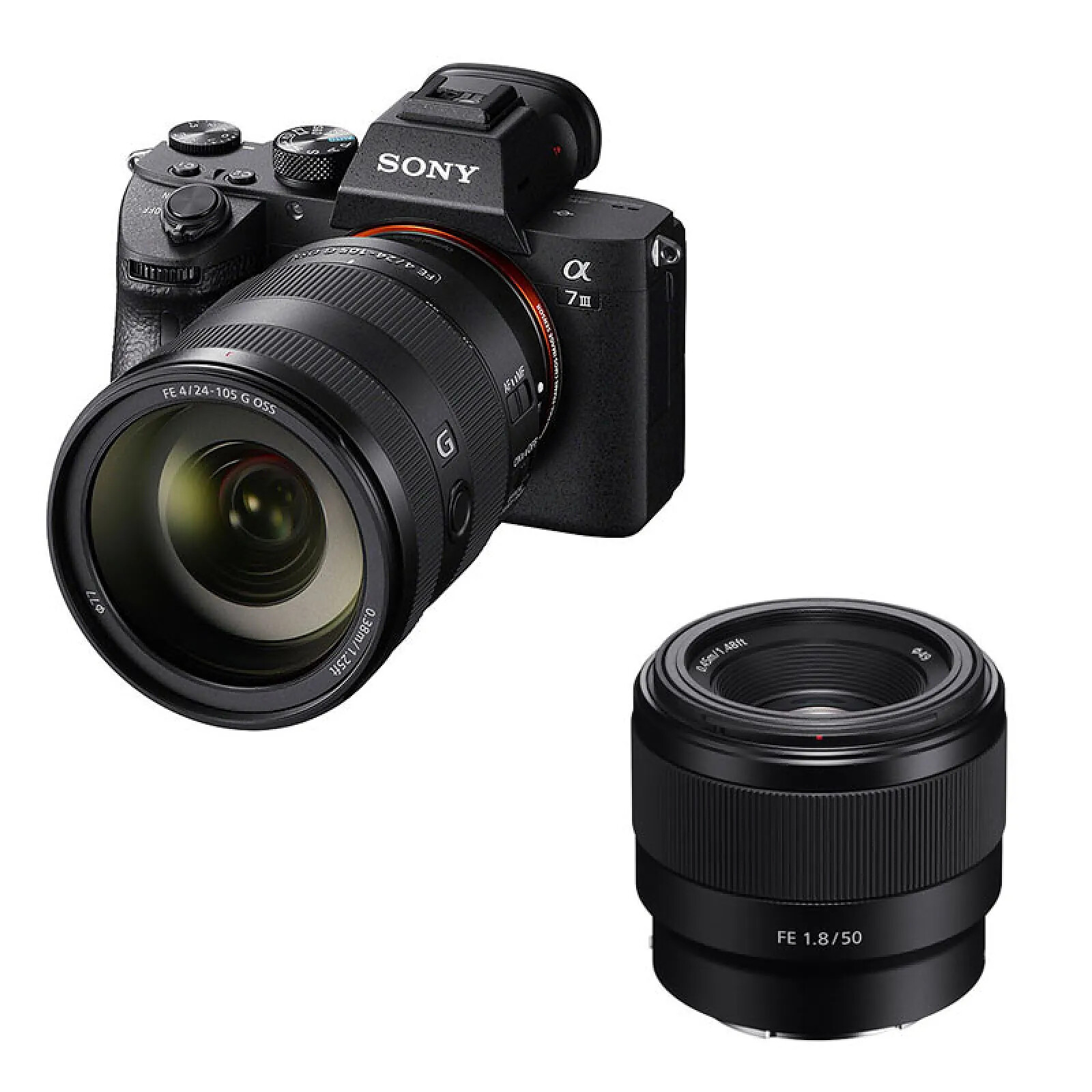 SONY ALPHA 7 III + Objectif FE 24-105mm + FE 50mm f/1.8