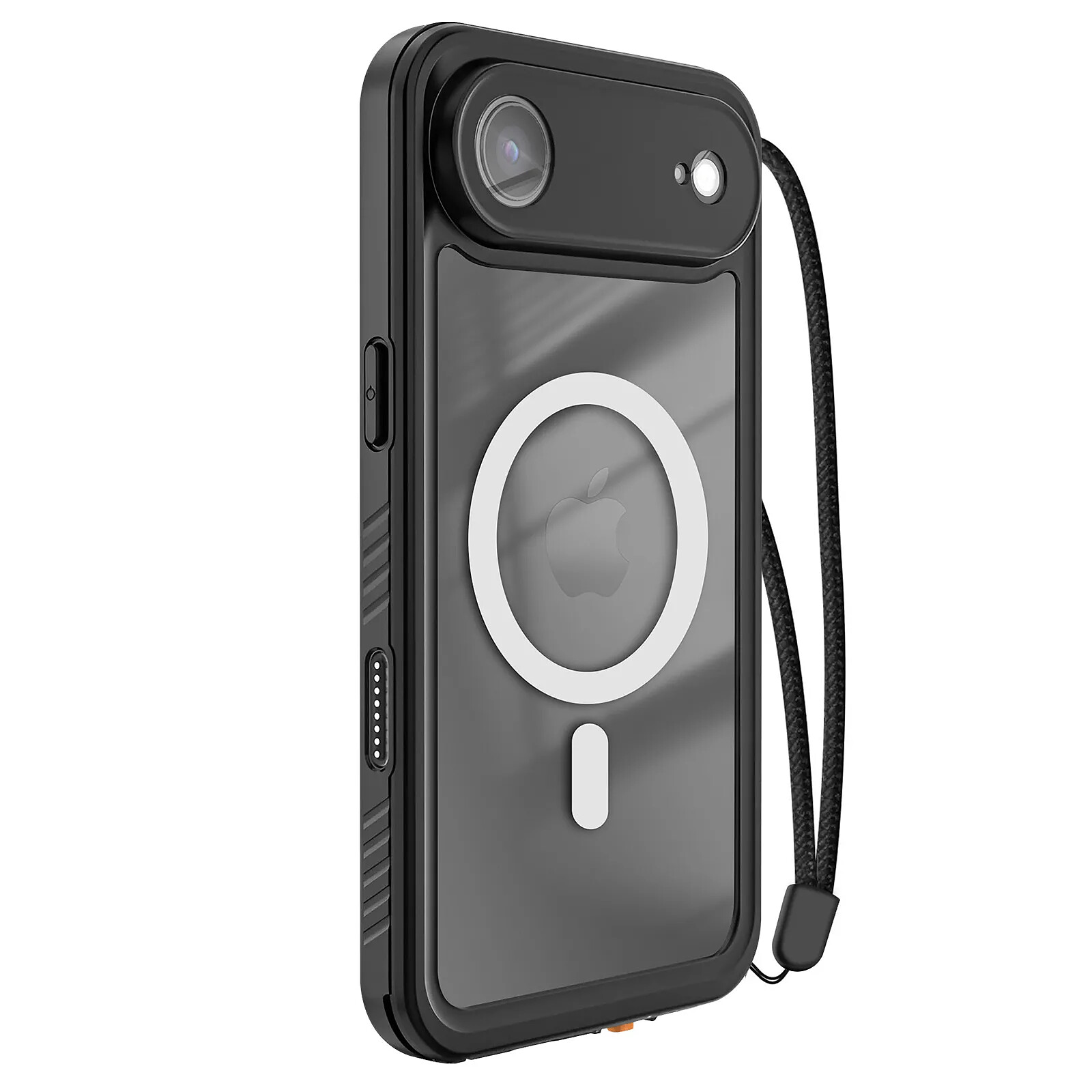 Redpepper Coque pour iPhone Air Étanche IP68 Antichoc 2m avec Dragonne Inclus Noir