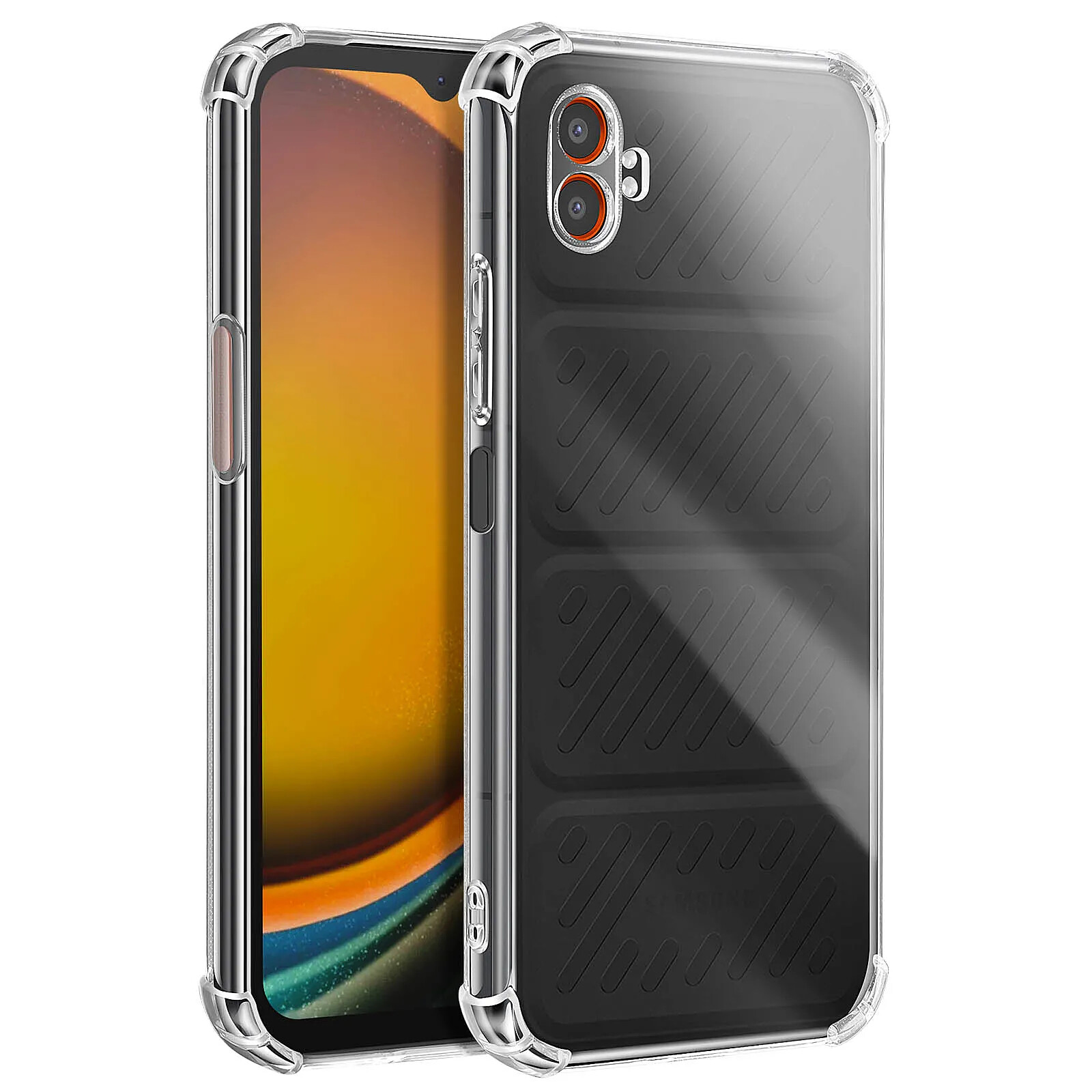 Avizar Coque pour Galaxy XCover7 Pro en Silicone Souple avec Coins Renforcés