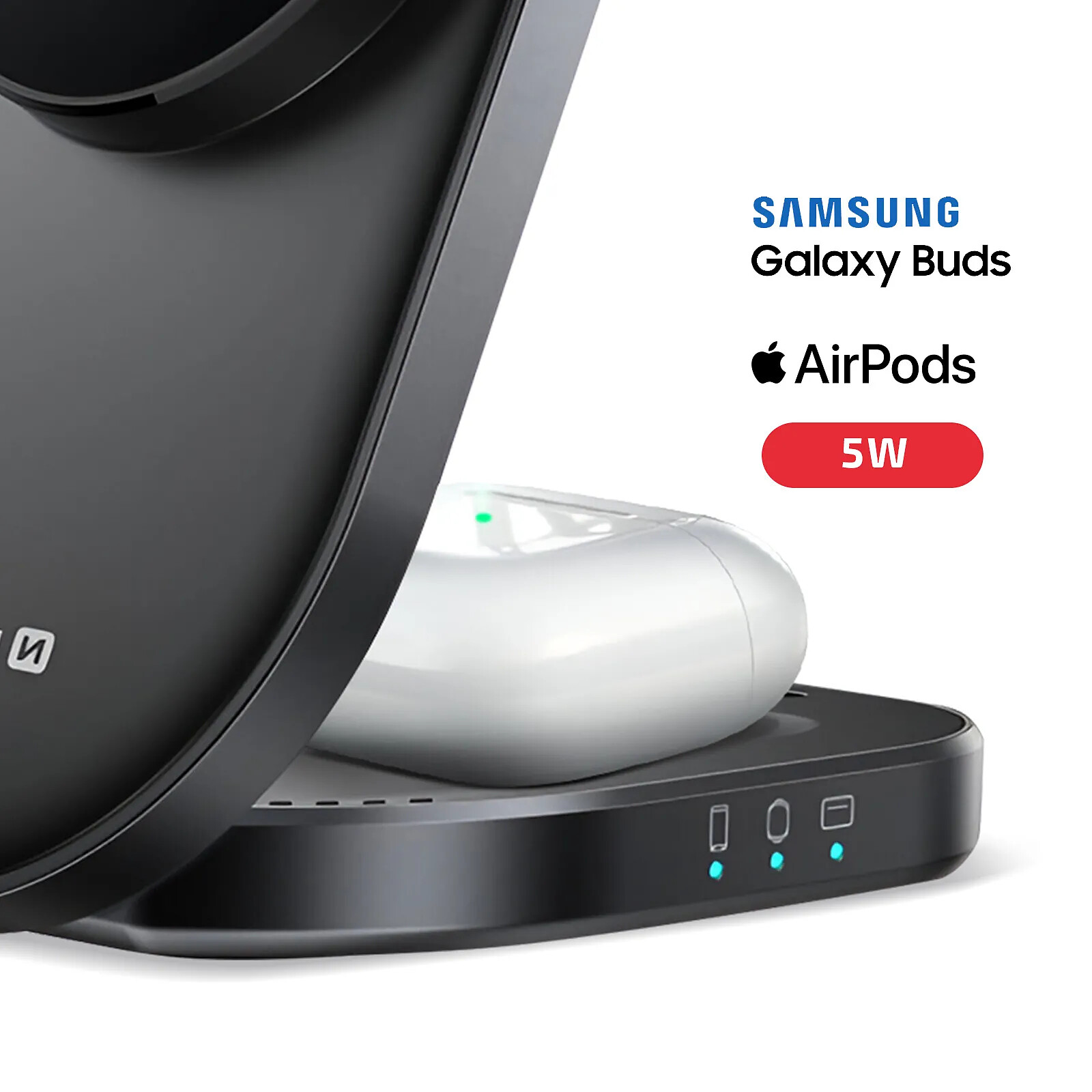 Station De Charge 3 En 1 MagSafe Certifié Qi2 Chargeur Sans Fil 15W Support Avec Adaptateur Secteur USB-C 30W, Charge Rapide Pour IPhone 12-16, Apple