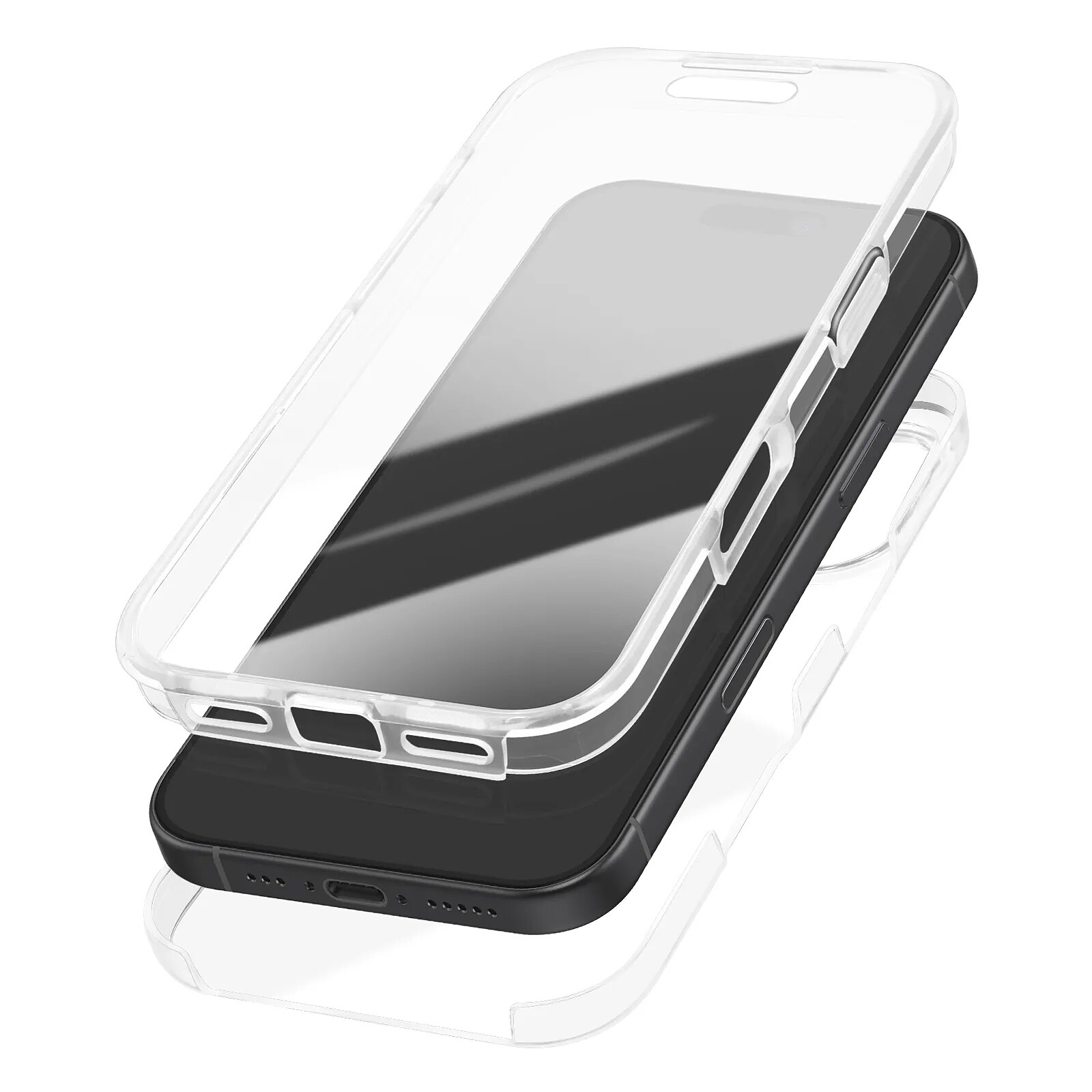 Coque et étui téléphone mobile Avizar Coque Intégrale pour Samsung Galaxy A14 5G et 4G Arrière