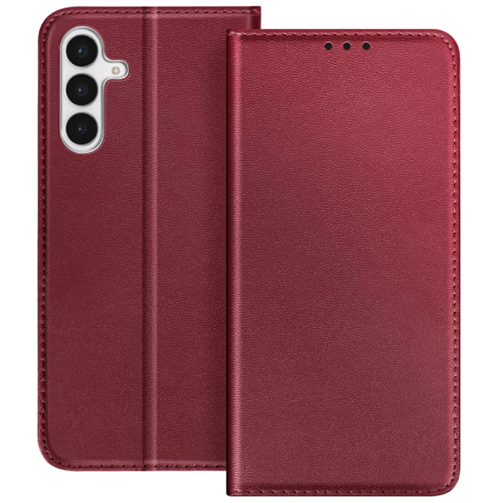 Avizar Étui Folio pour Galaxy S25 FE avec Porte-carte et Support Vidéo