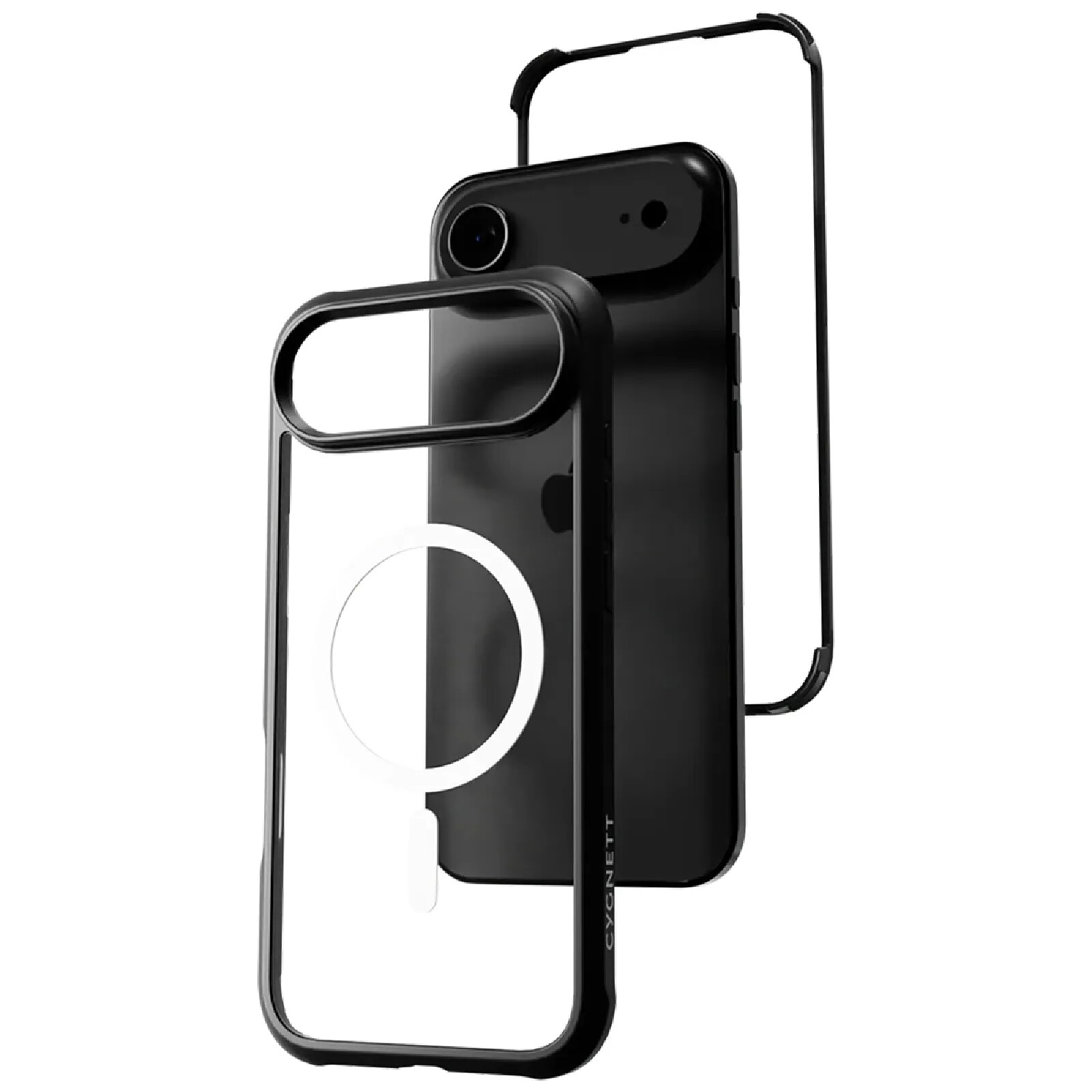Coque à Rabat En Cuir PU Avec Fenêtre Visible Et Aimant Invisible Compatible Avec Blackview BV9100, Étui Intelligent à Affichage Clair