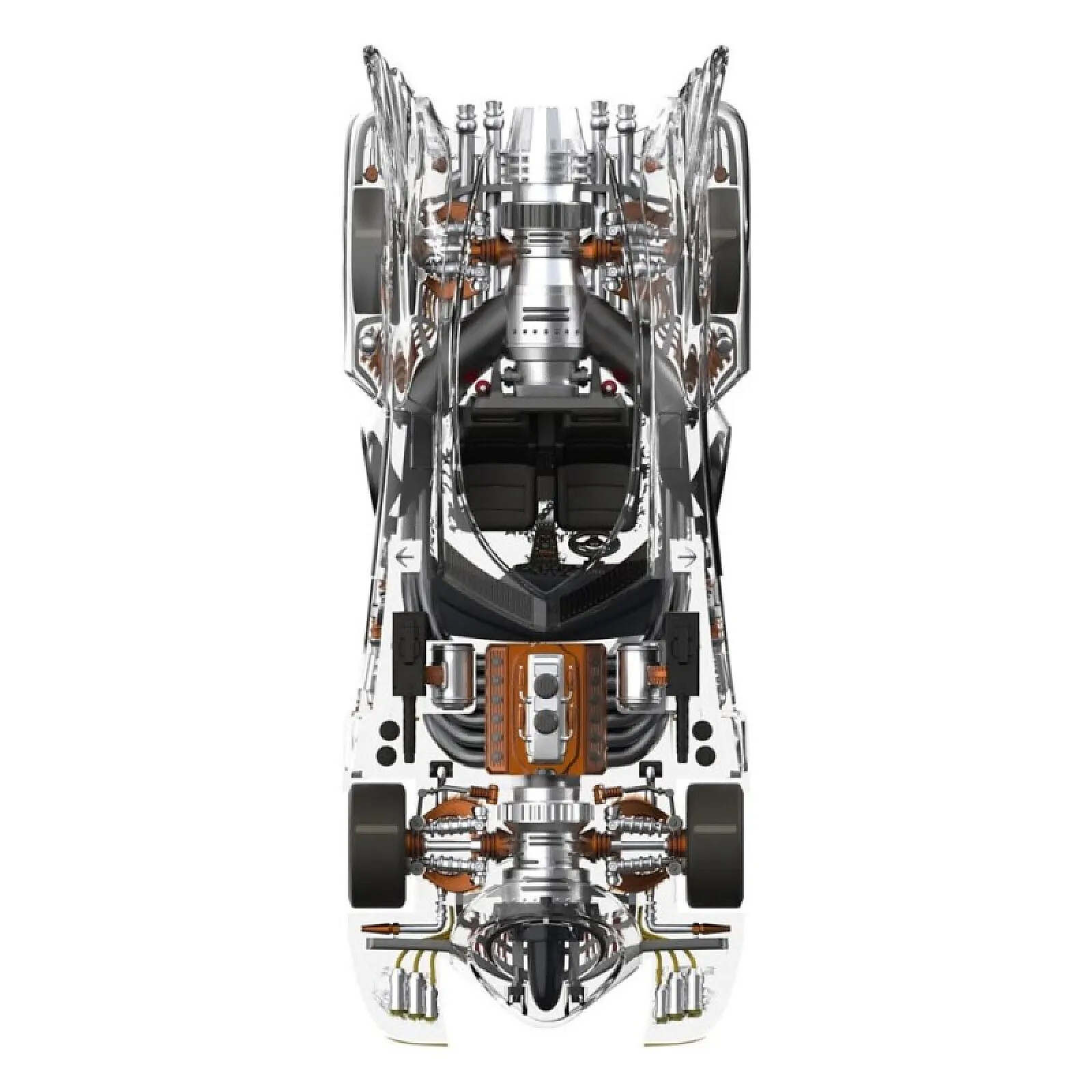 Batman 1989 - Véhicule Super Cyborg Batmobile 1989 (Clear) 35 cm