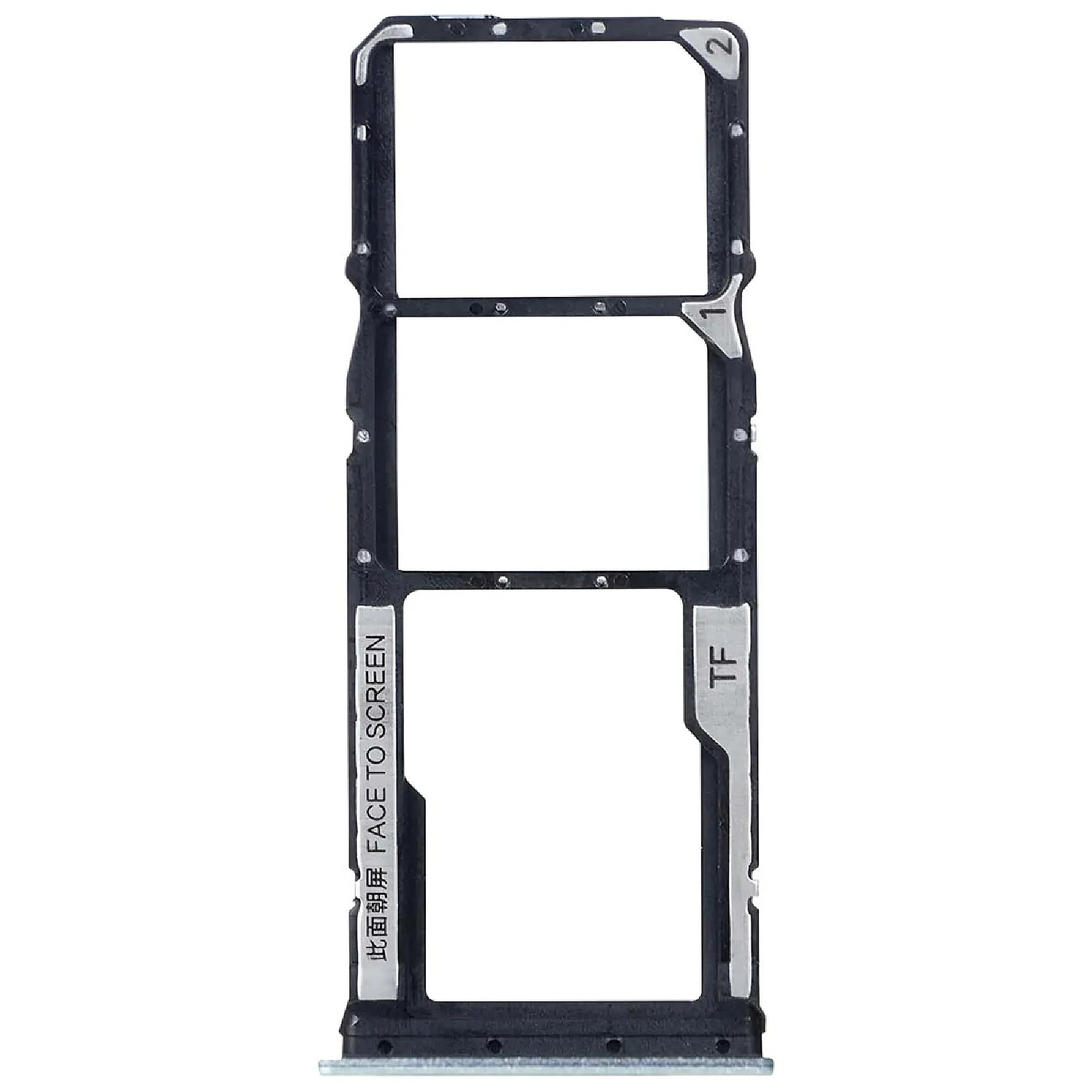 Clappio Tiroir Carte SIM et Micro-SD pour Xiaomi Redmi 13C Remplacement