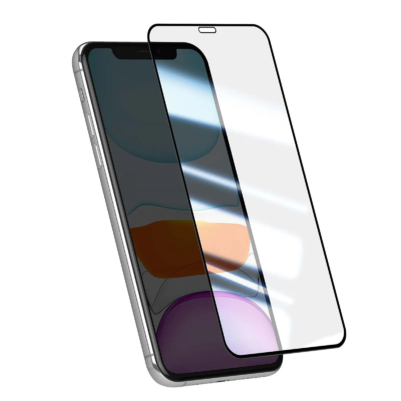 Avizar Verre Trempé pour iPhone 11 Anti Rayures 3D Bord Incurvé Ultra Résistant