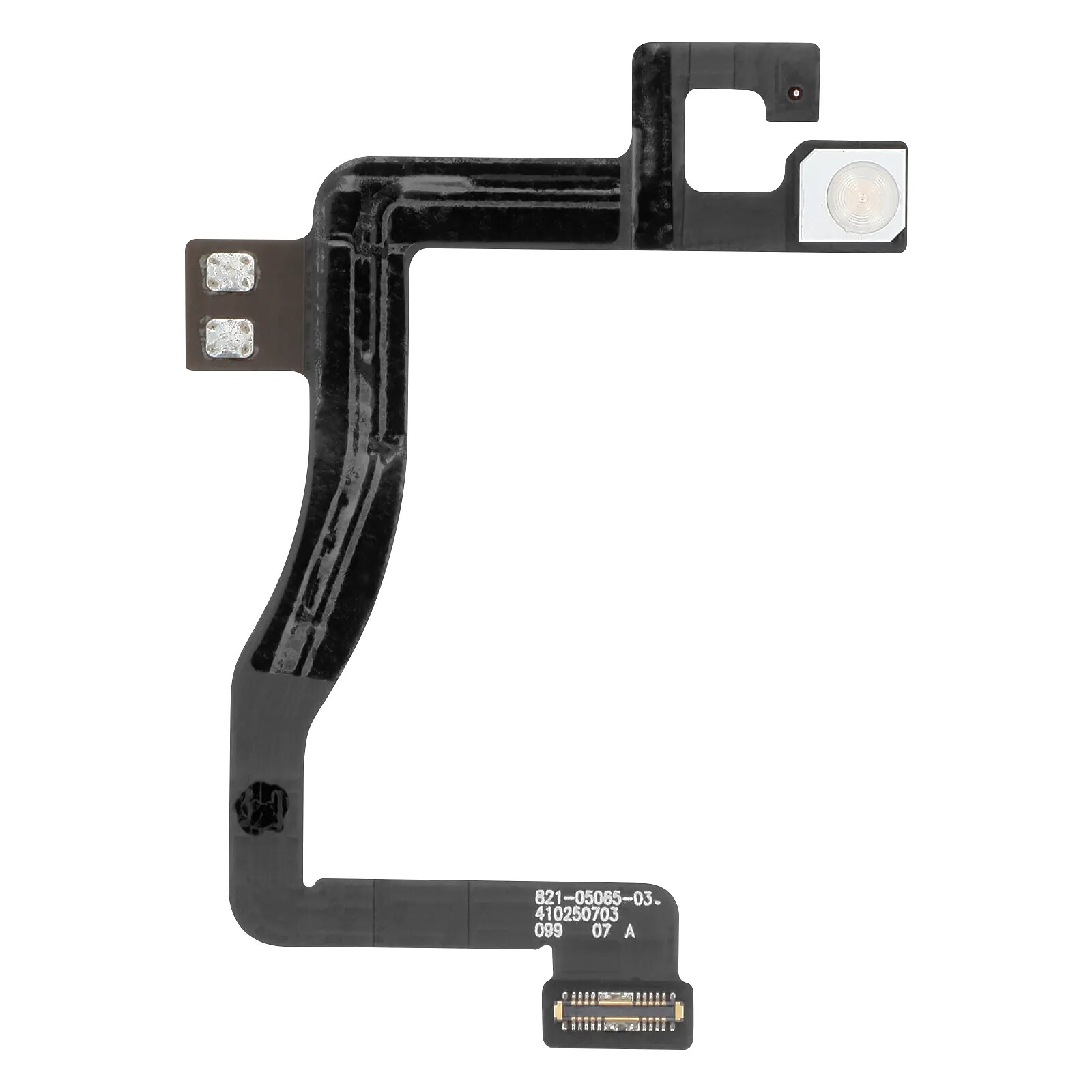 Nappe Flash Clappio Pour IPhone 12 - Pièce De Remplacement Noire, Neuve