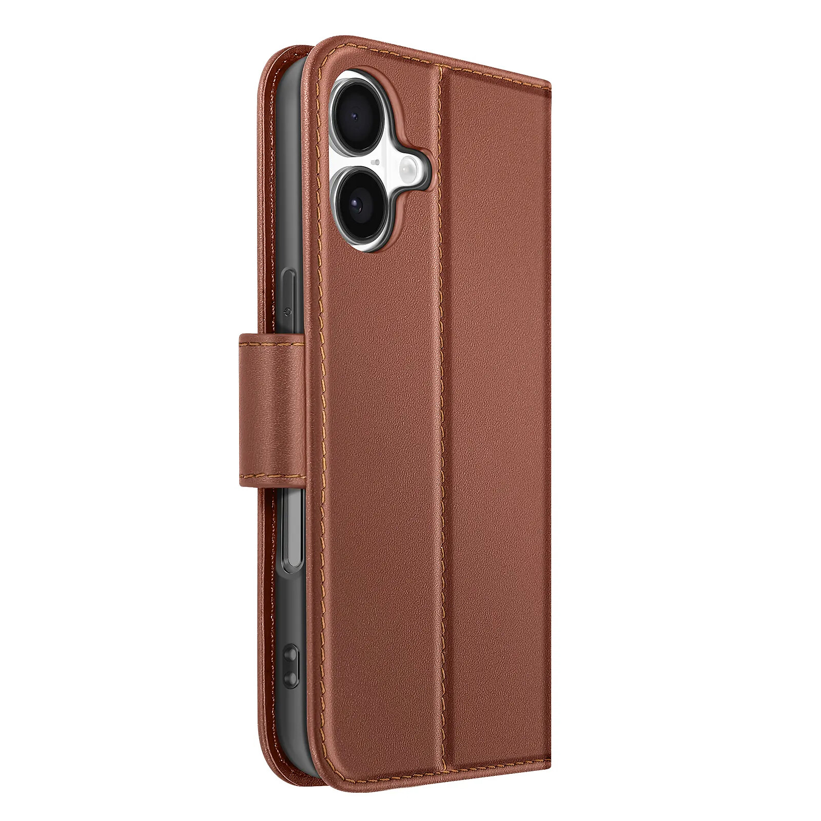 Avizar Étui Portefeuille pour iPhone 17 en Cuir Premium avec Fonction Stand
