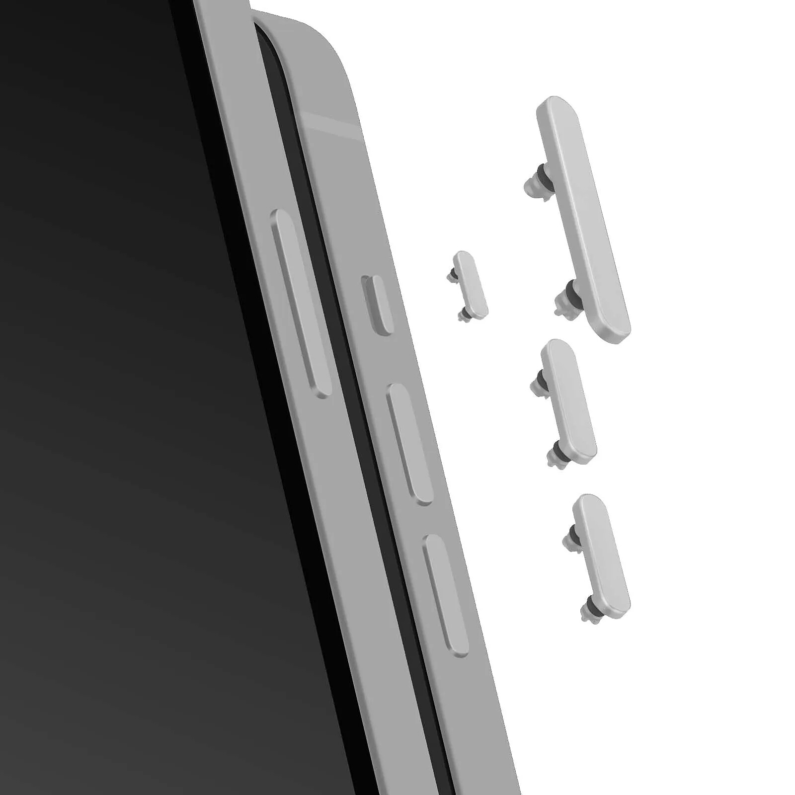 Clappio Kit Boutons Latéraux pour iPhone 16e Power Volume Action