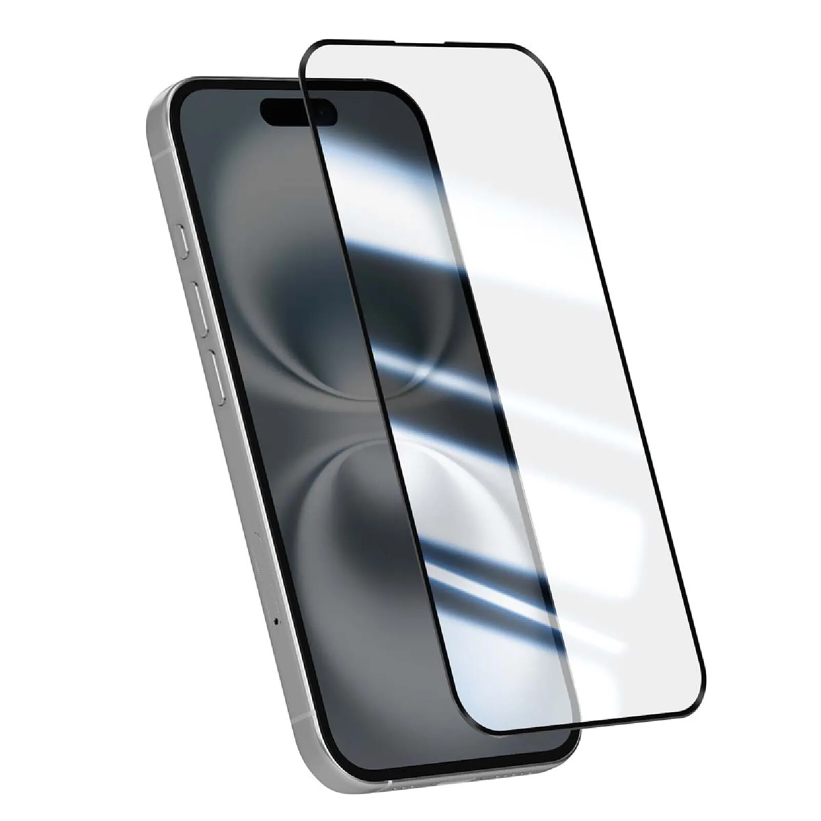 Avizar Verre Trempé pour iPhone 16 Anti Rayures Bord Incurvé 3D Ultra Résistant
