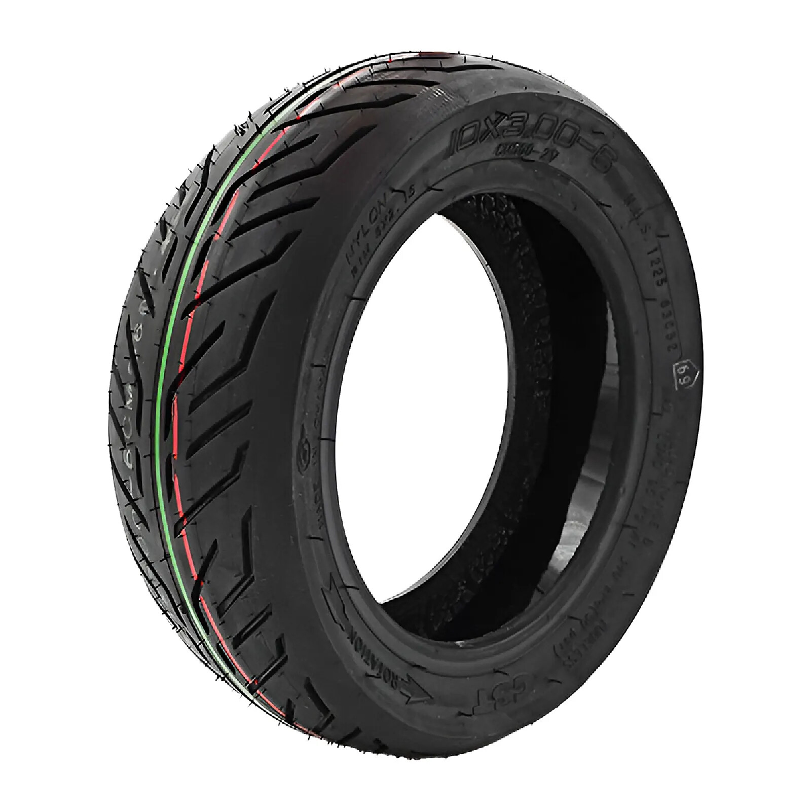 Kaabo 2 Pneus 10x3 80/65 BITUME - Pour Trottinette Dualtron Victor