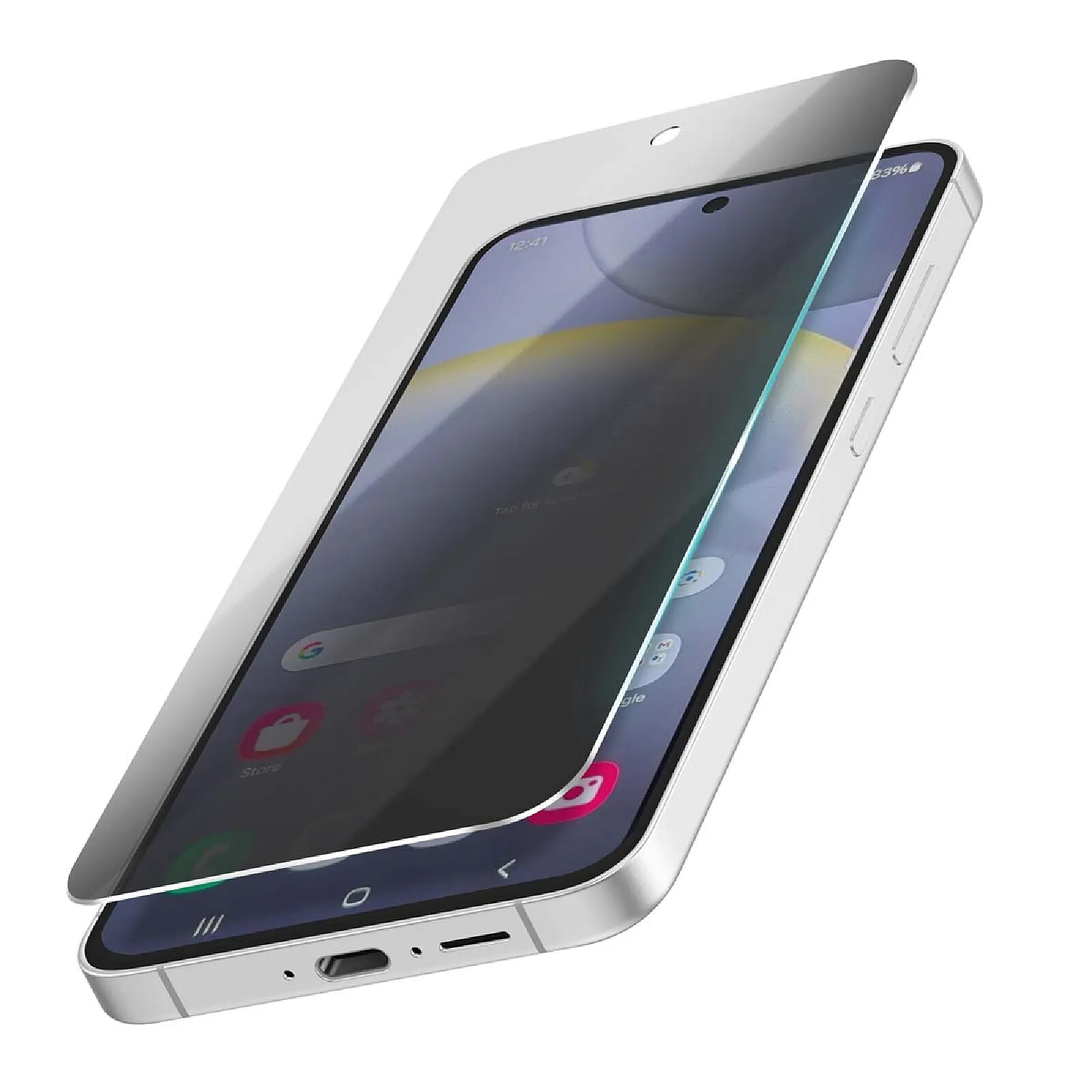 Avizar Protection d'Écran Verre Trempé pour Samsung Galaxy S24 Plus Anti-Espion