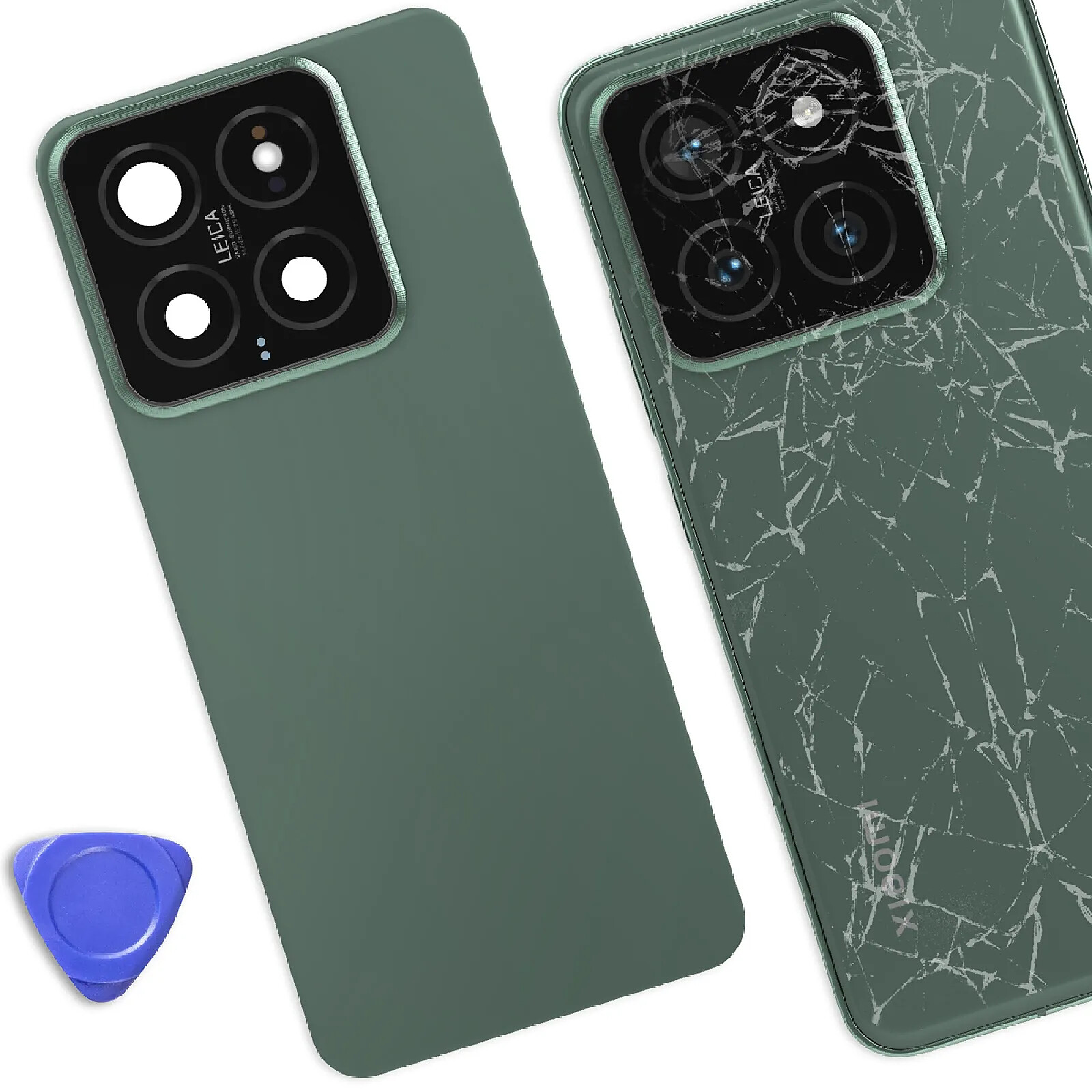 Vitre Arrière Avec Adhésif Pour Xiaomi 12 Pro (violet) - Cache Batterie, Neuf, Marque GLOBALSTOCK