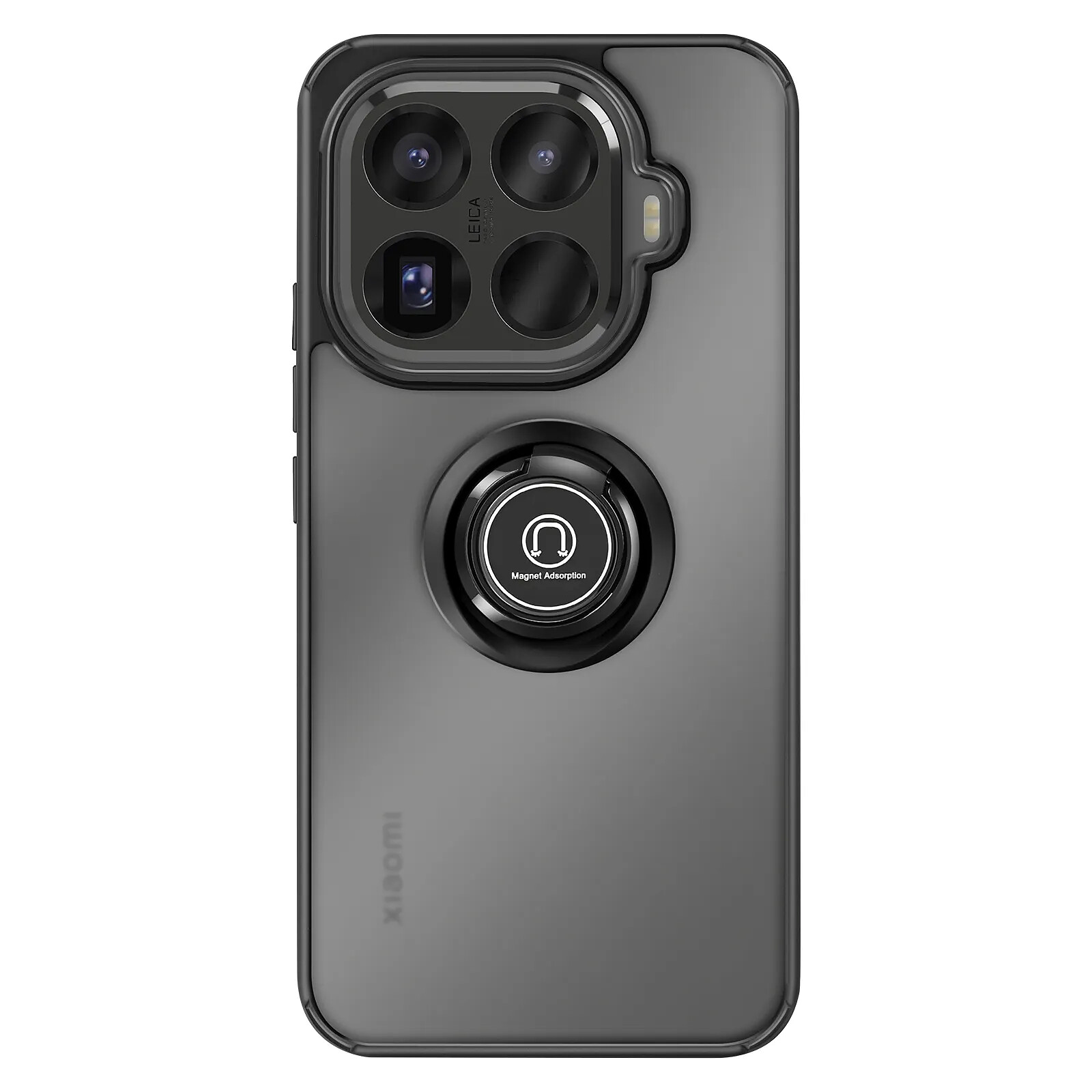 Avizar Coque pour Xiaomi 15T Pro avec Anneau Magnétique Rotatif et Finition Givrée