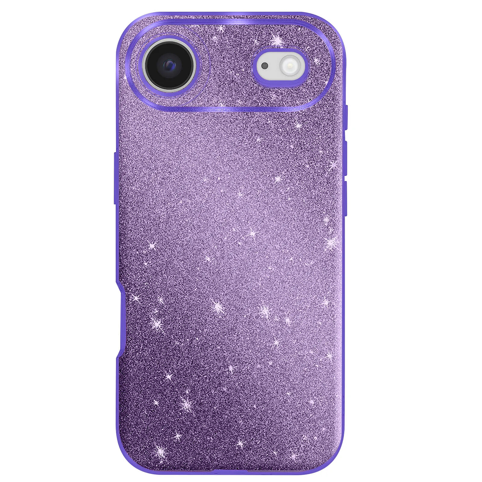 Avizar Coque pour iPhone Air Conception Bi-Matière et Finition Pailletée