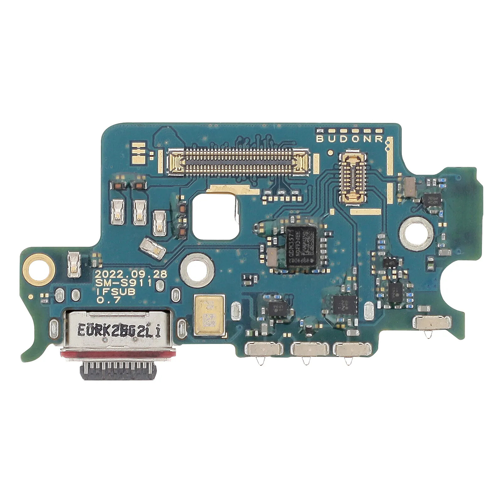 Clappio Connecteur de Charge USB-C pour Galaxy S23 avec Lecteur Carte SIM et Micro