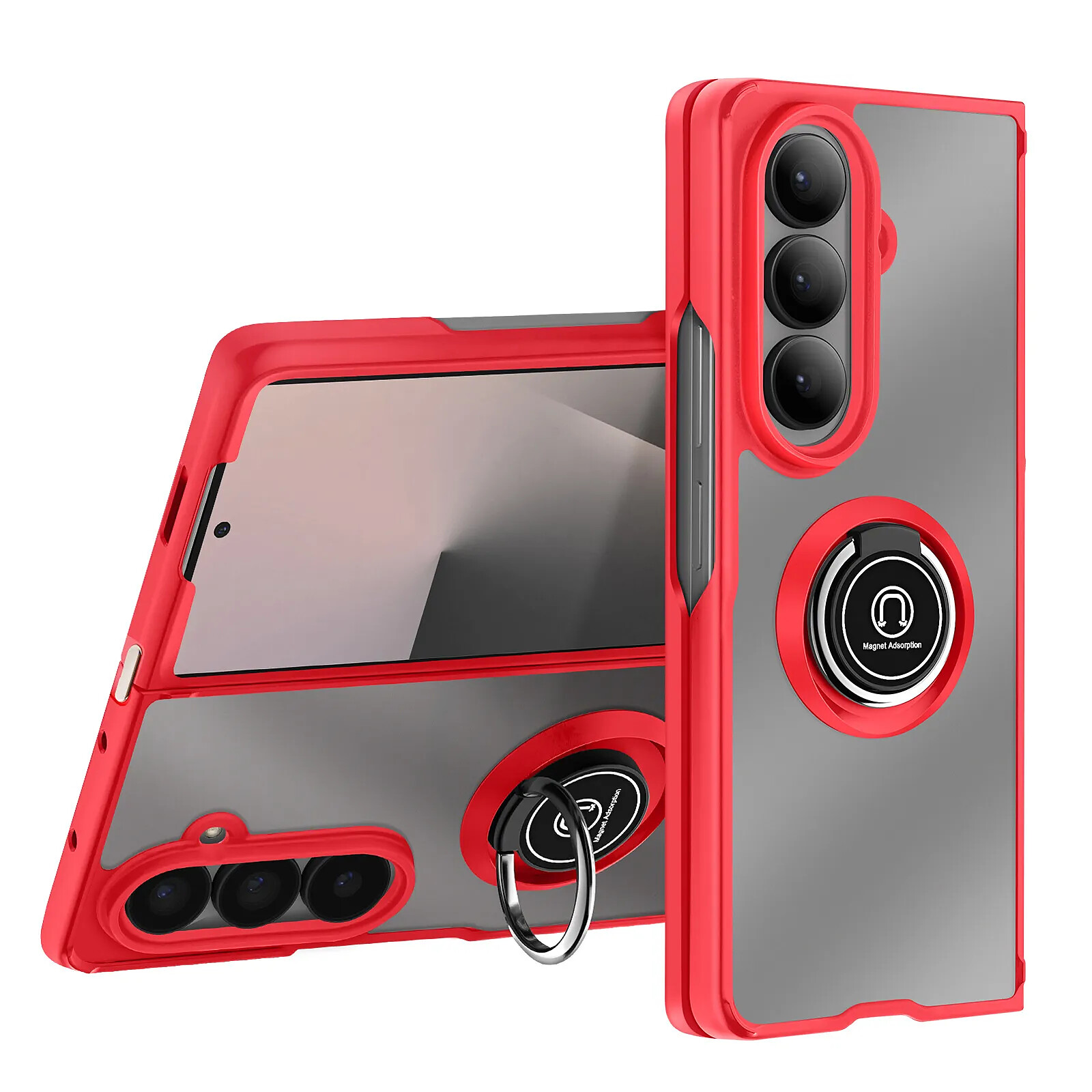 Avizar Coque pour Samsung Galaxy Z Fold 7 Pliable avec Bague Magnétique