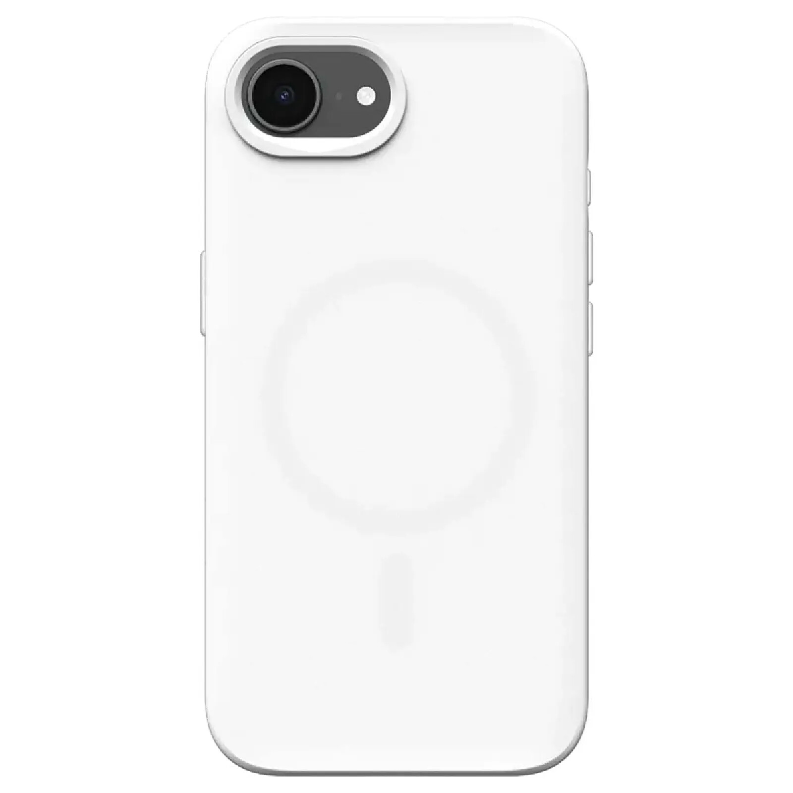 Rhinoshield Coque pour iPhone 16e Magnétique SolidSuit ShockSpread Blanc