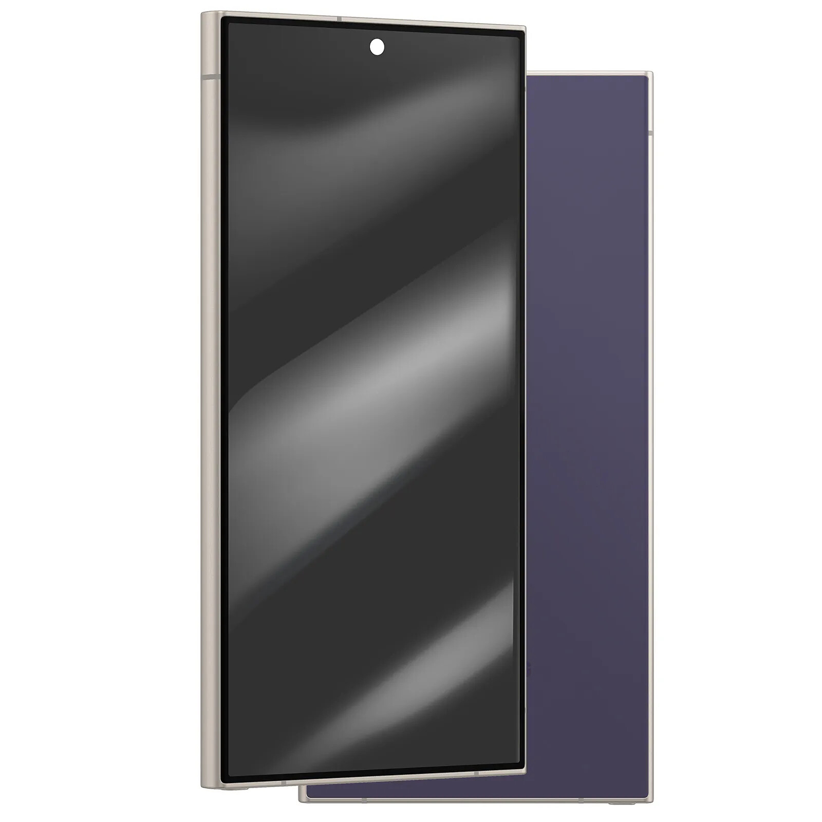 Clappio Écran Complet de Remplacement Soft OLED pour Galaxy S24 Ultra avec Châssis