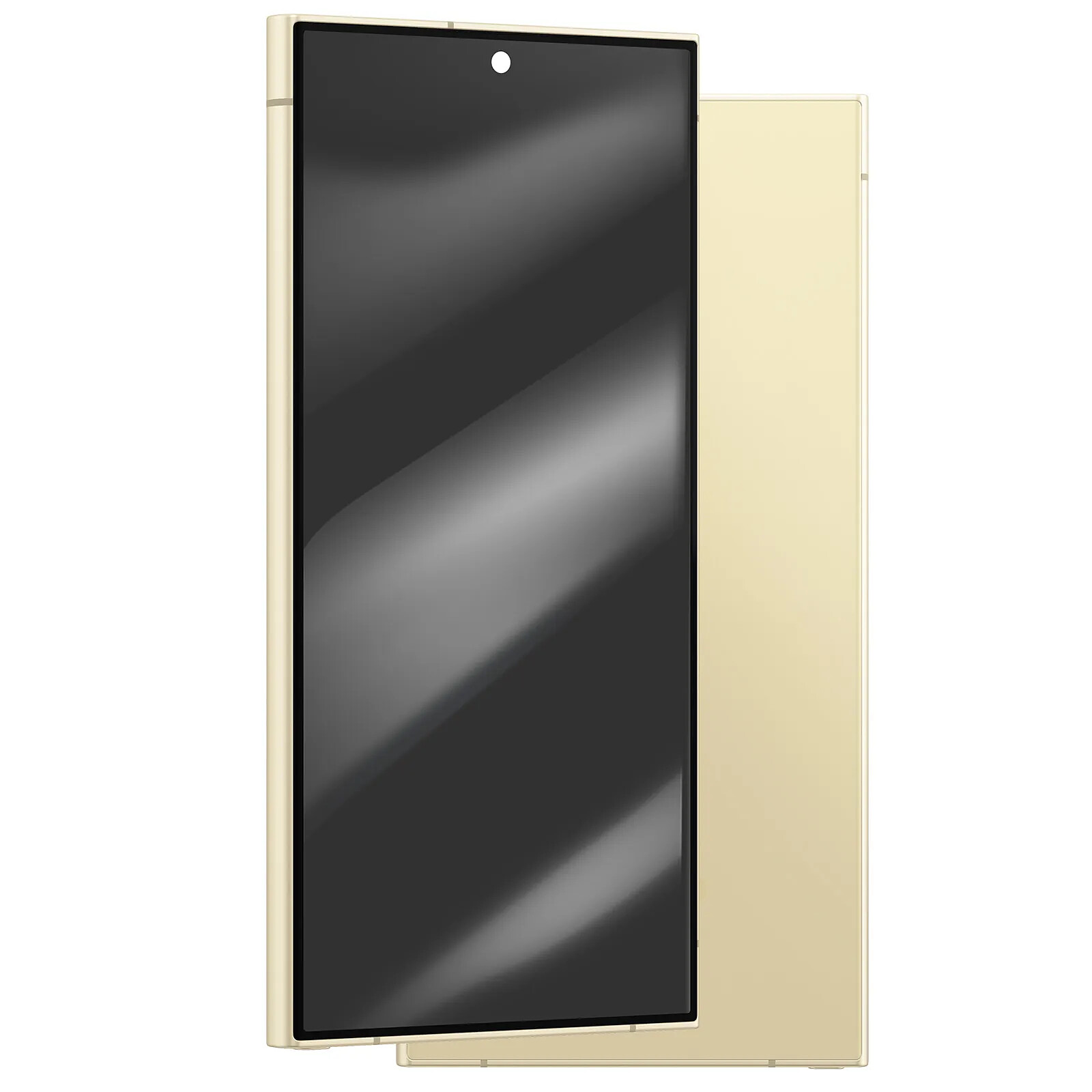 Clappio Écran Complet de Remplacement Soft OLED pour Galaxy S24 Ultra avec Châssis