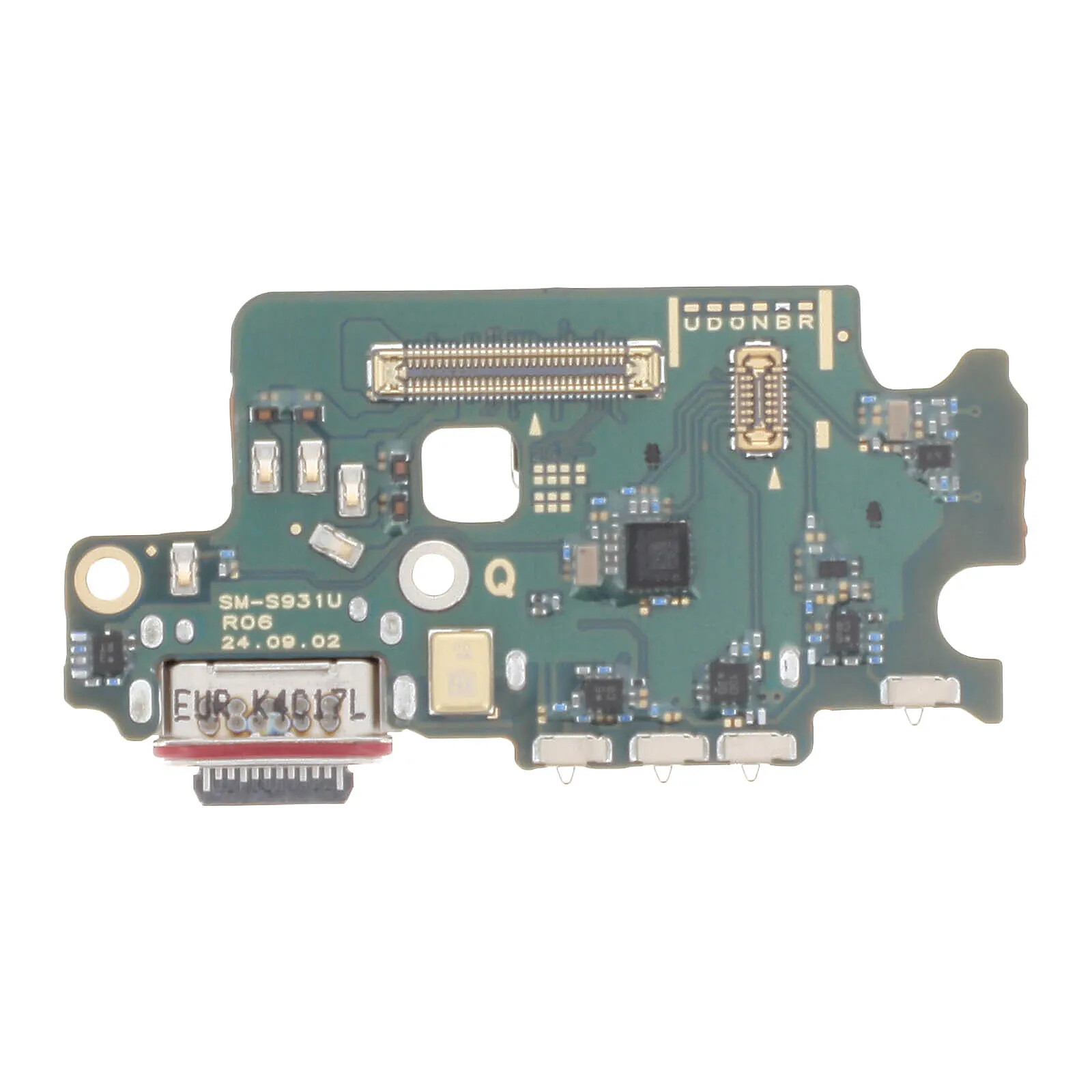Samsung Connecteur de Charge original pour Samsung Galaxy S25 avec lecteur de carte SIM Noir