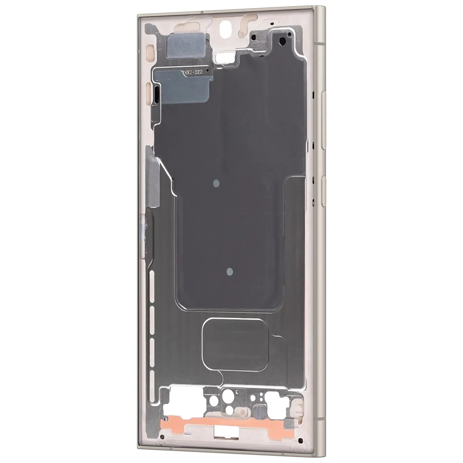 Samsung Châssis Central pour Galaxy S24 Ultra Pièce de réparation Original Durable Orange