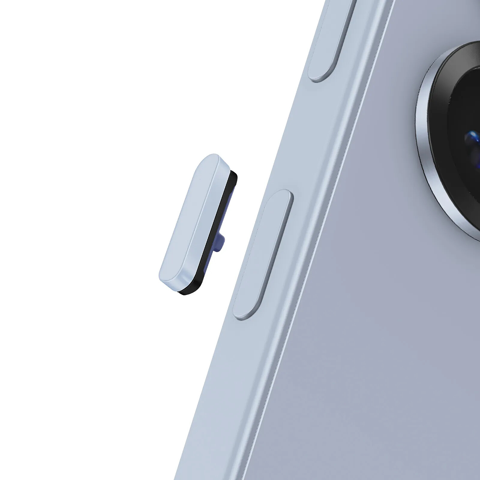 Samsung Bouton Power Original pour Galaxy S25 et S25 Plus Marche et Arrêt Bleu