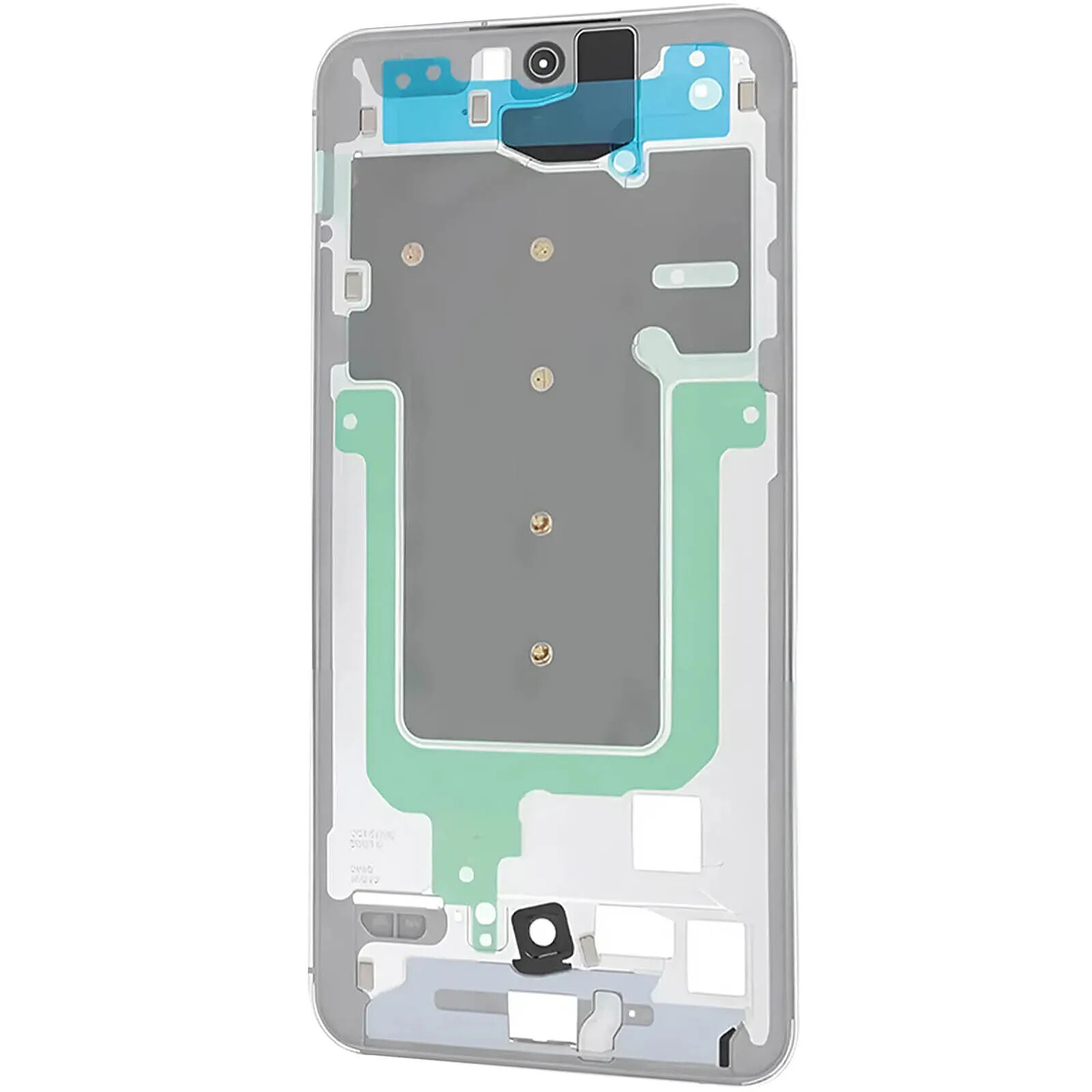 Samsung Châssis Central pour Samsung Galaxy S24 FE Original Service Pack Gris