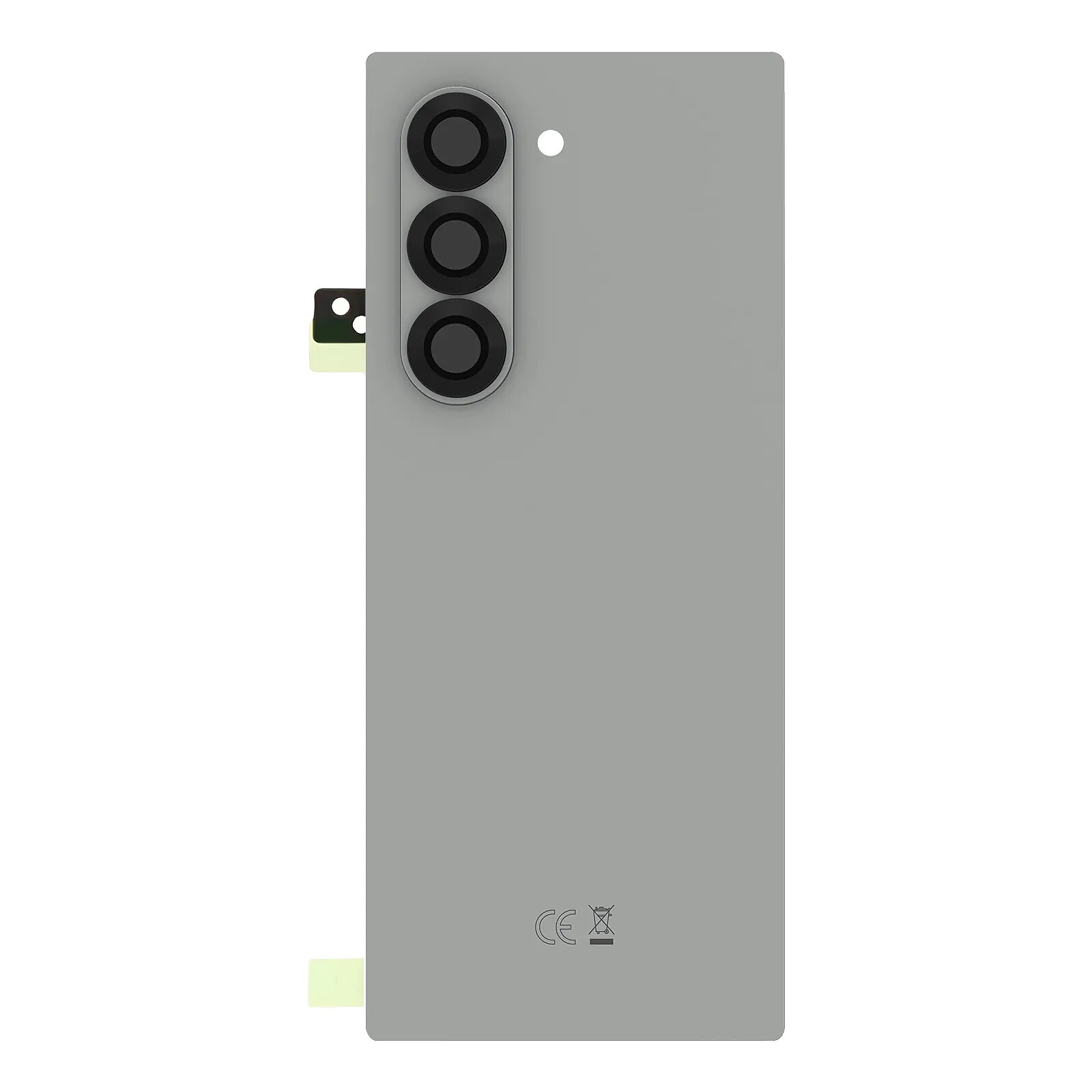 Samsung Vitre arrière pour Samsung Galaxy Z Fold 6 Original Service Pack Gris