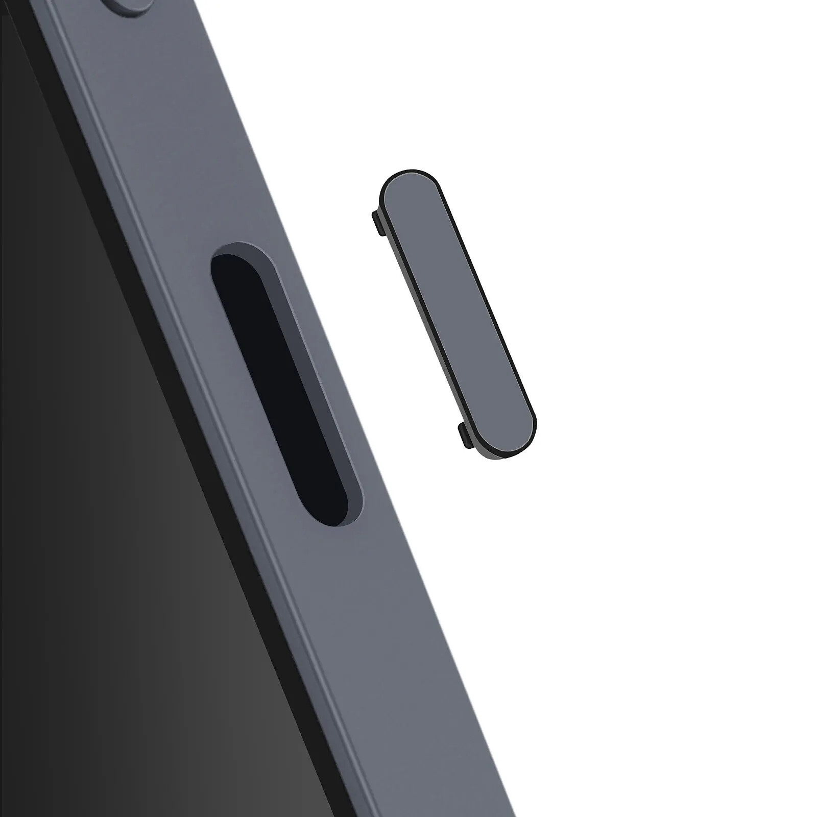 Samsung Bouton Power de Remplacement pour Galaxy S25 Ultra Service Pack Noir