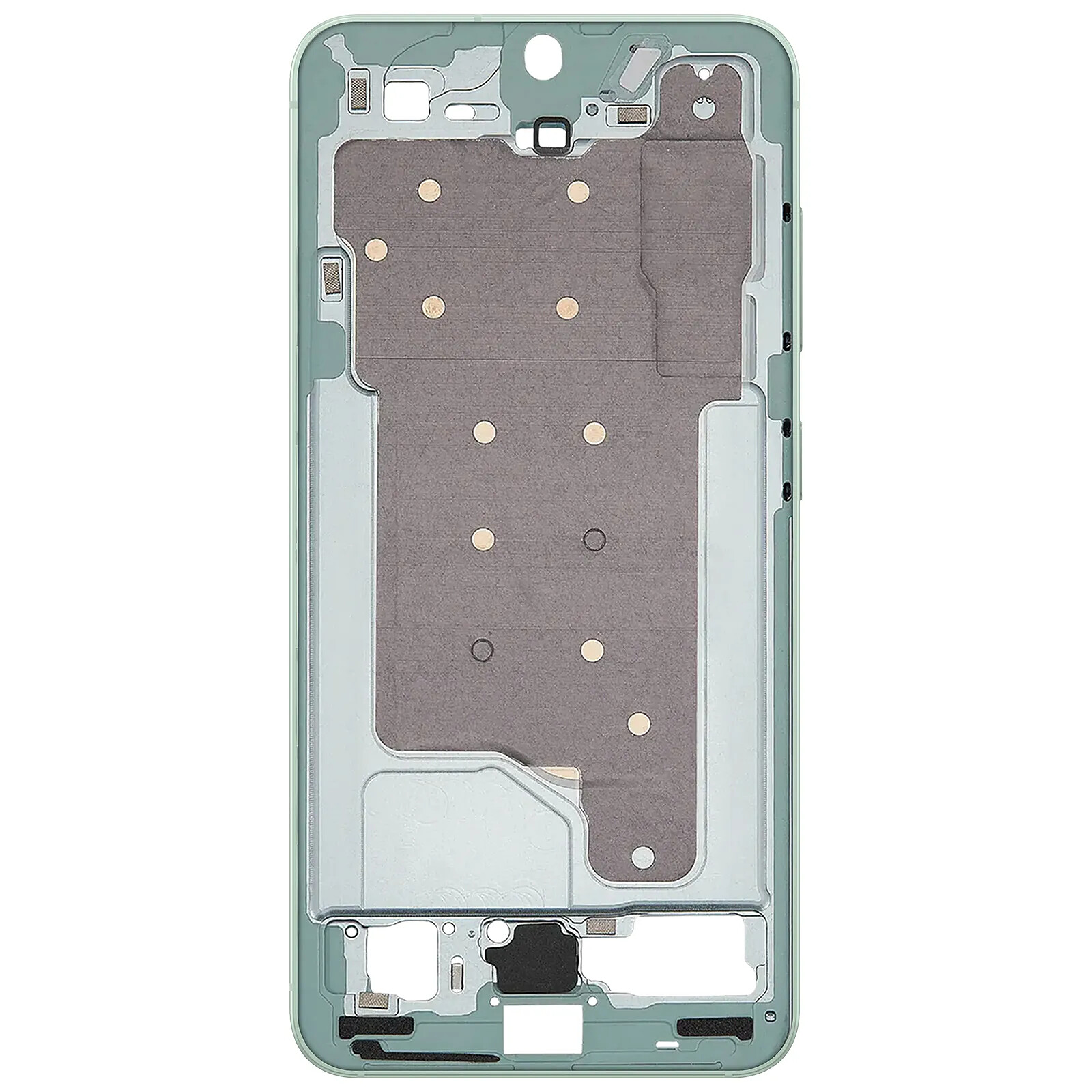 Samsung Châssis Central pour Galaxy S25 Pièce de réparation Original Durable Vert Menthe