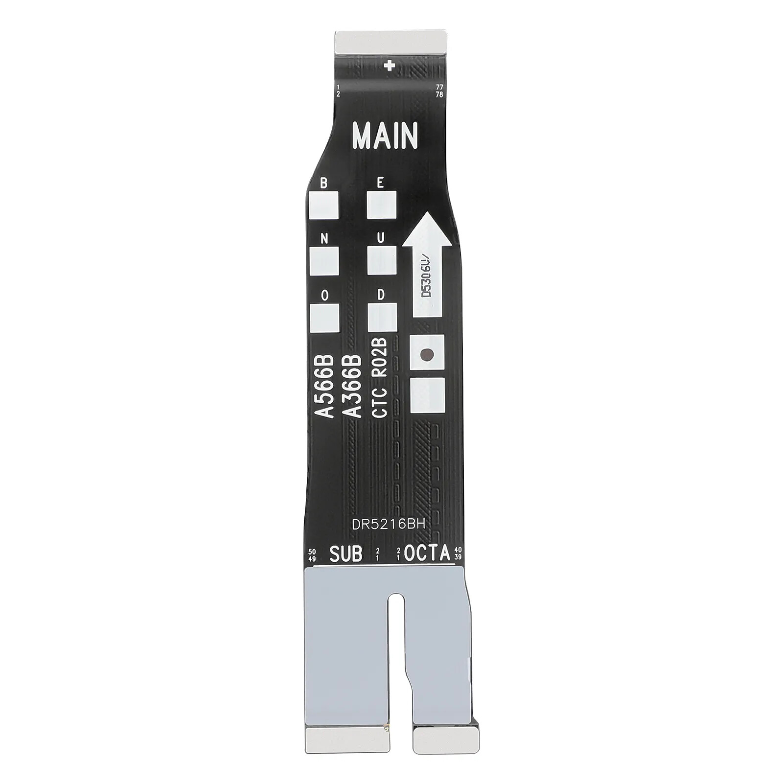 Samsung Nappe de Liaison Carte Mère pour Galaxy A56 / A36 Connecteur Flex Noir