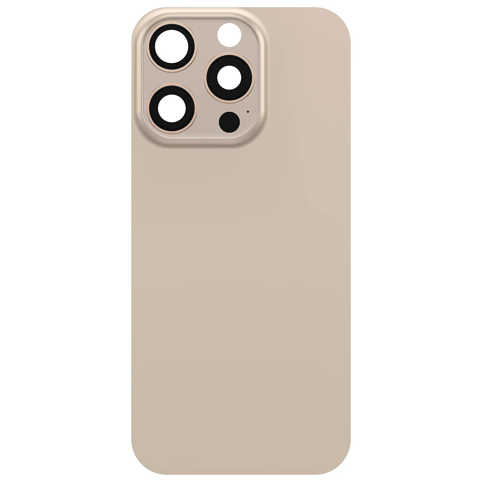 Clappio Cache Batterie de Remplacement pour iPhone 16 Pro avec Adhésif Intégré