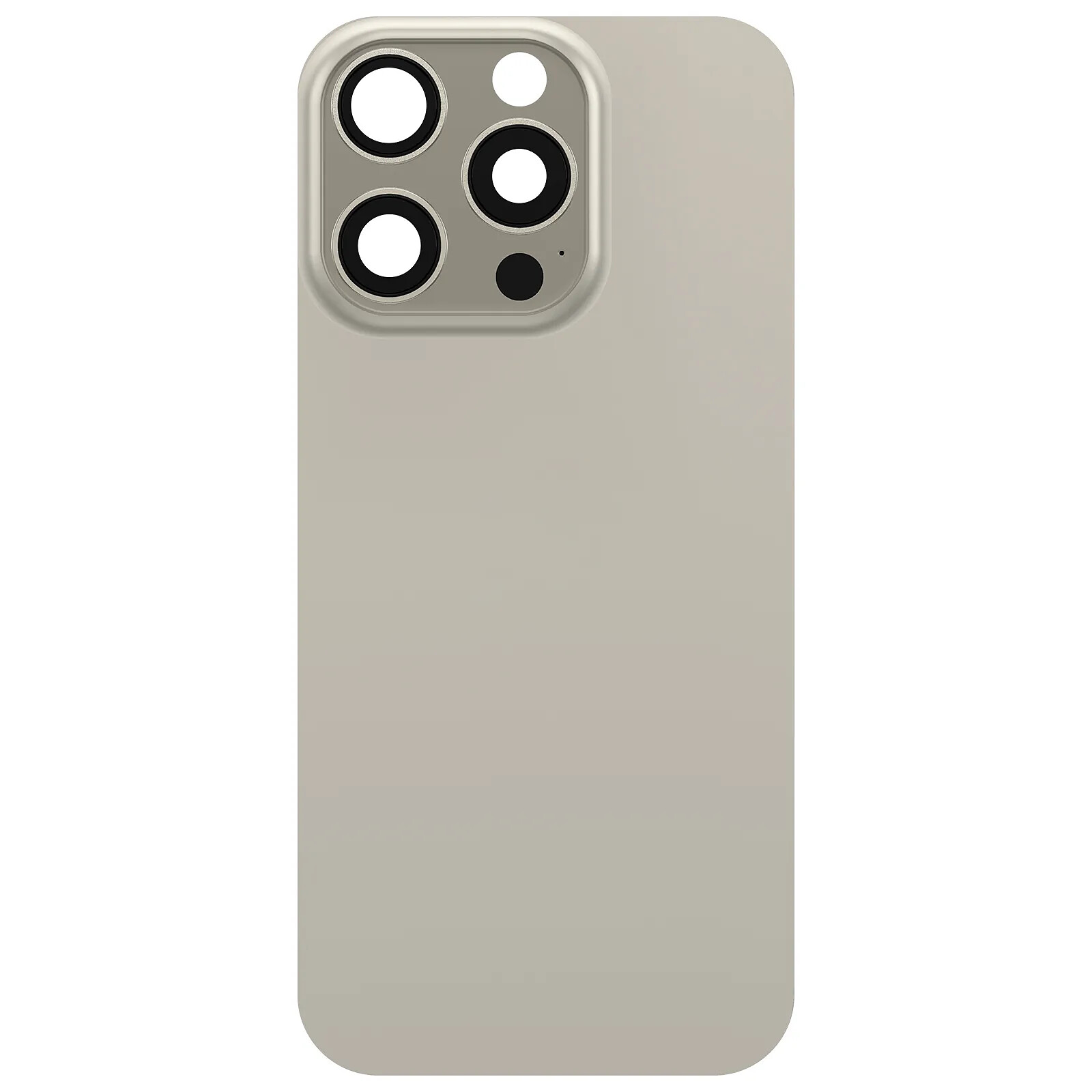 Clappio Cache Batterie de Remplacement pour iPhone 16 Pro avec Adhésif Intégré