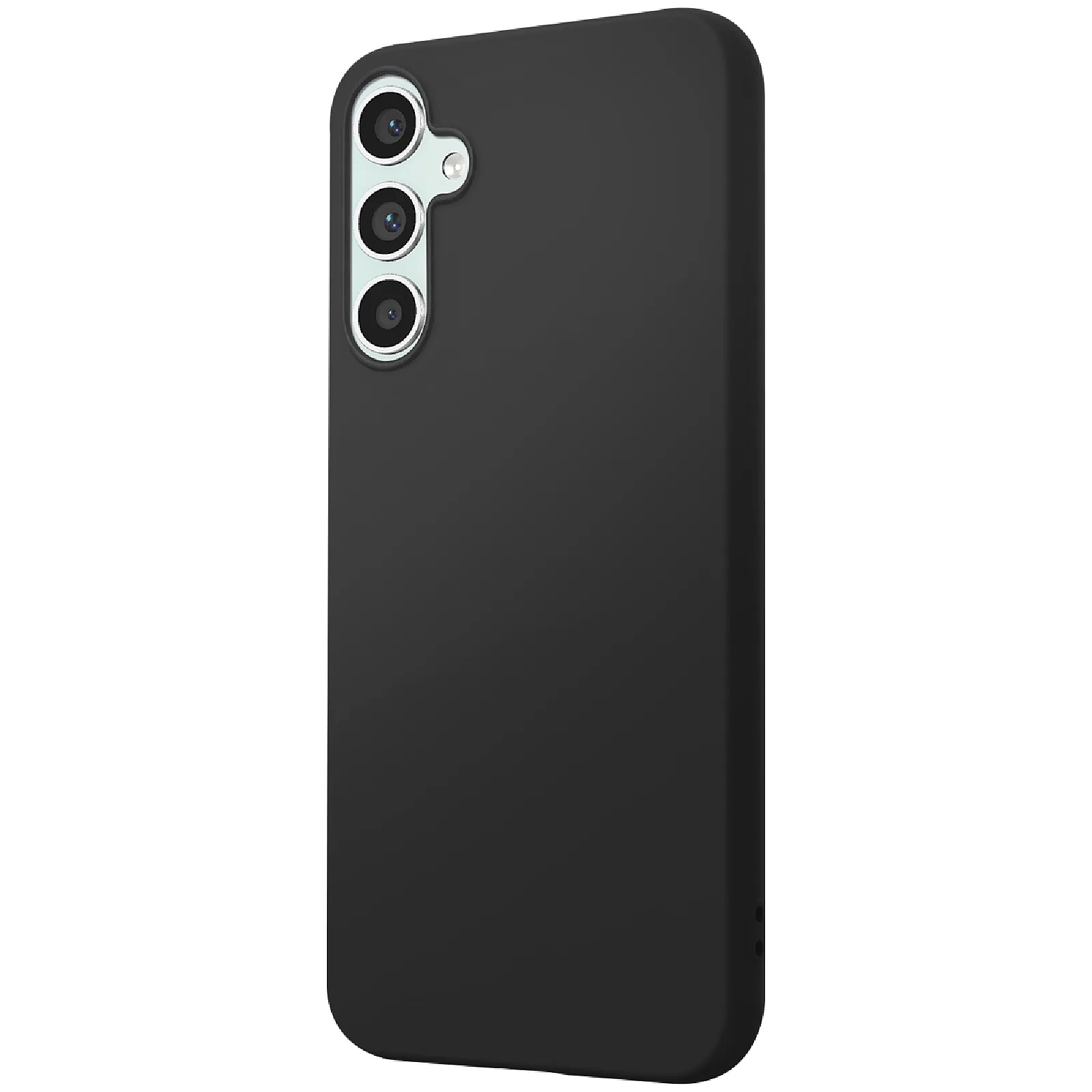 Moxie Coque pour Galaxy A54 Premium Collection Color Skin en TPU Antichoc Noir