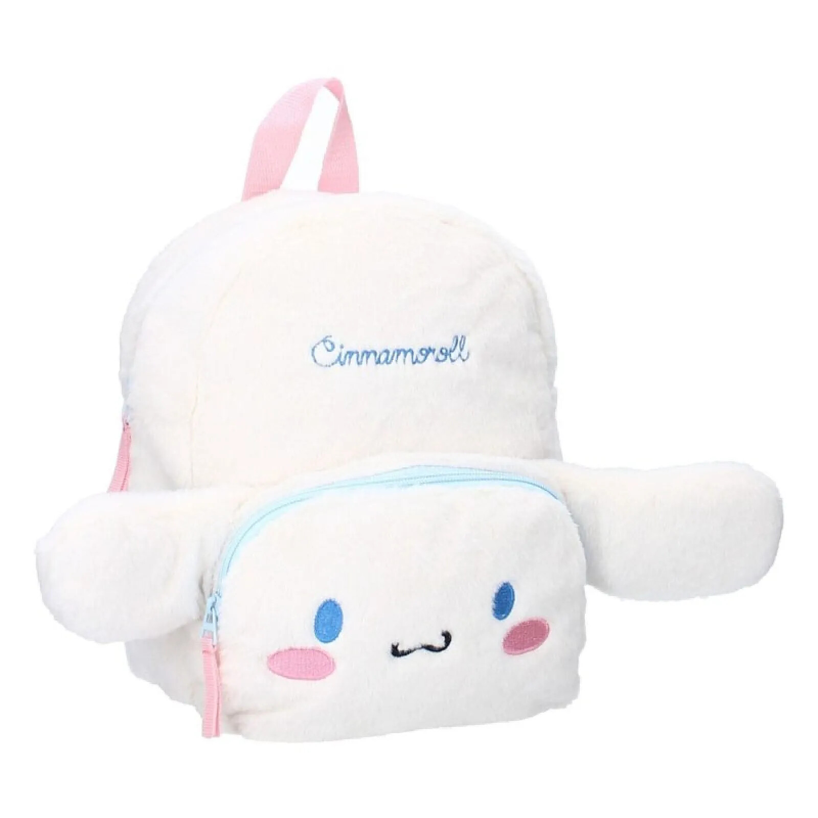 Mini Sac à Dos Fourrure Cinnamoroll (Sanrio) - Hauteur 10 Pouces - Version Dupe Neuve