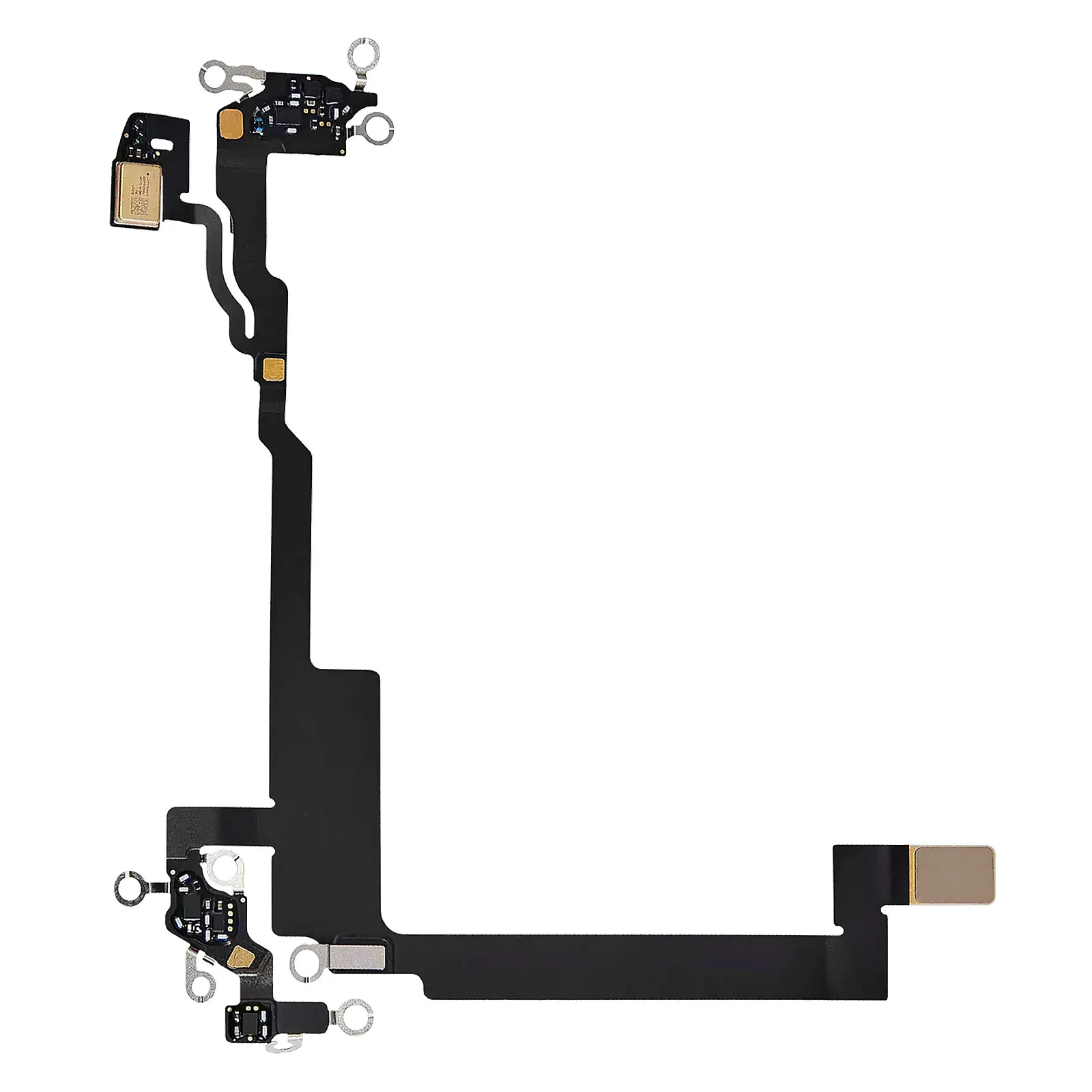 Nappe De Connexion Flash Pour IPhone 12 - Clappio - Pièce De Remplacement Noire