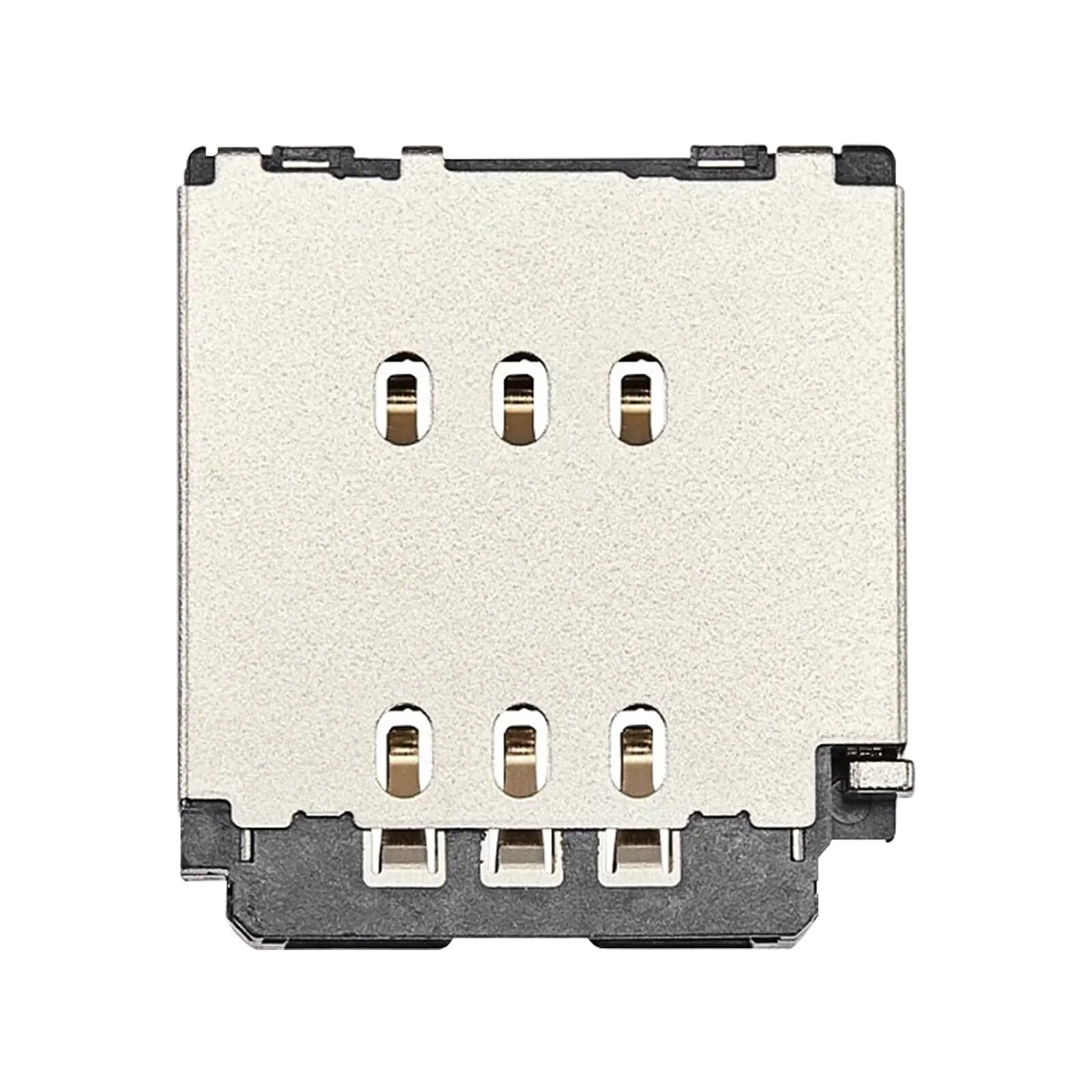 Clappio Lecteur de carte Nano SIM pour iPhone 16 Pro Pièce de réparation Compatible