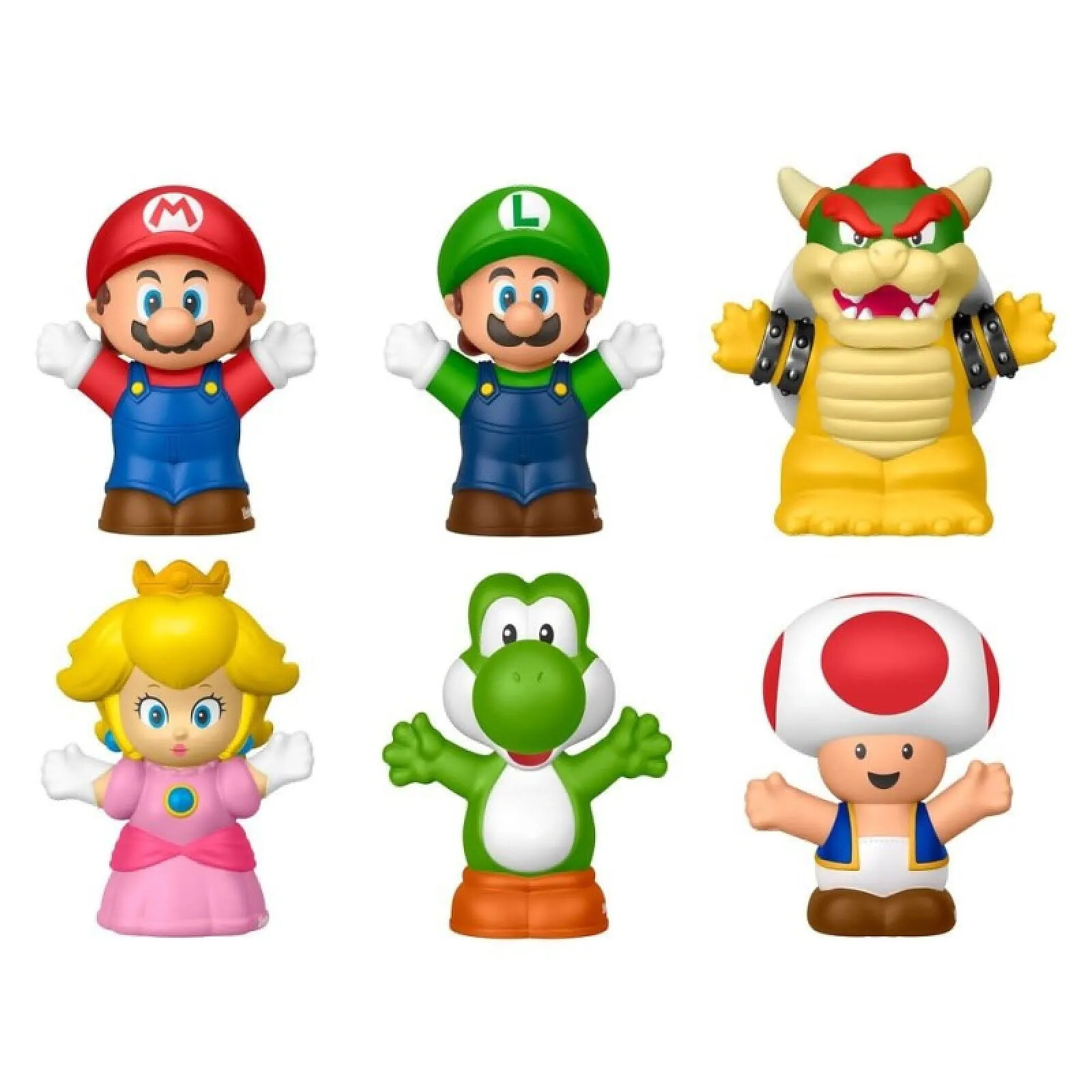 Super Mario - Collector pack 6 mini figurines My Mario Little People 7 cm