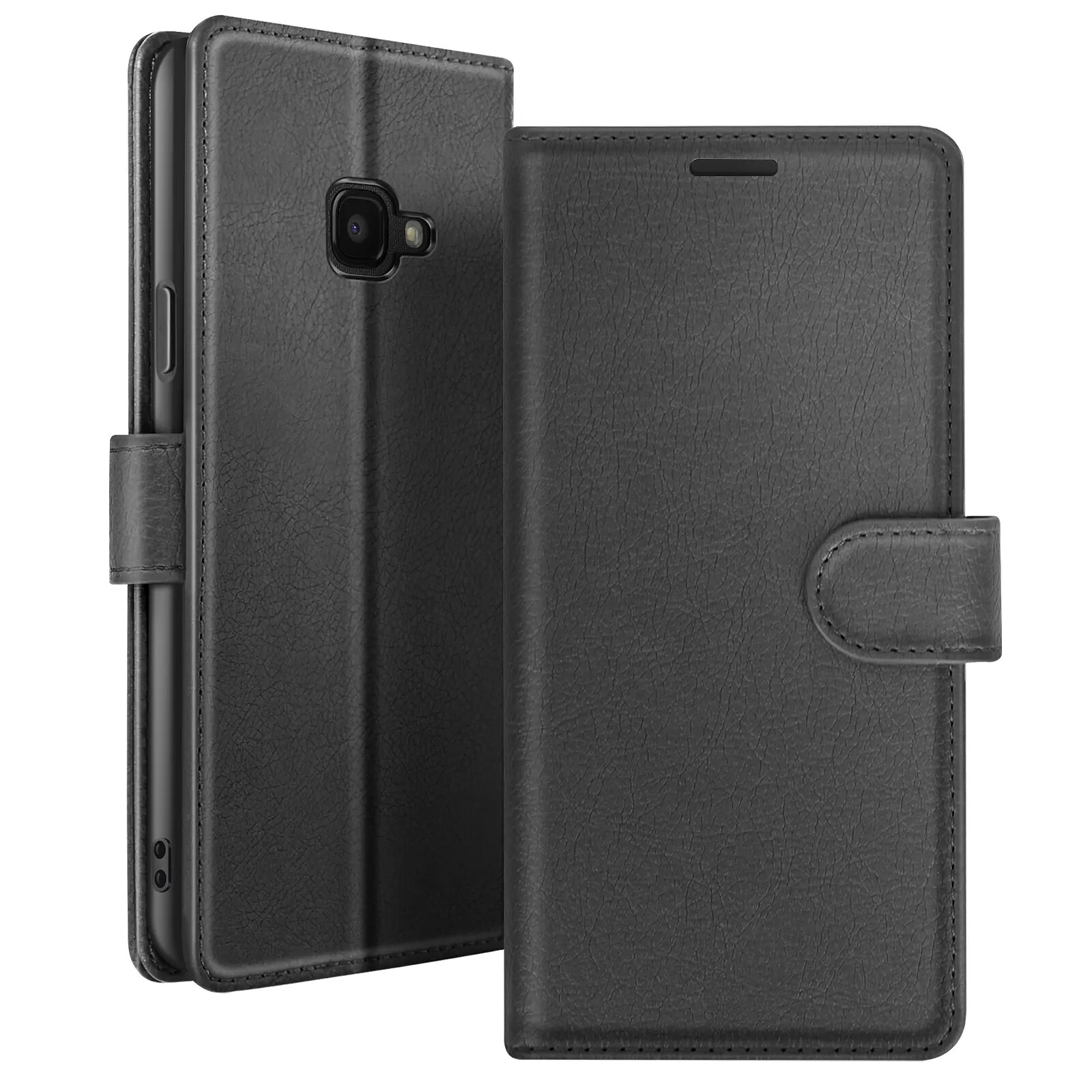 Zanaé Étui Portefeuille pour Galaxy XCover 4 / 4s avec Support et Languette Magnétique Noir