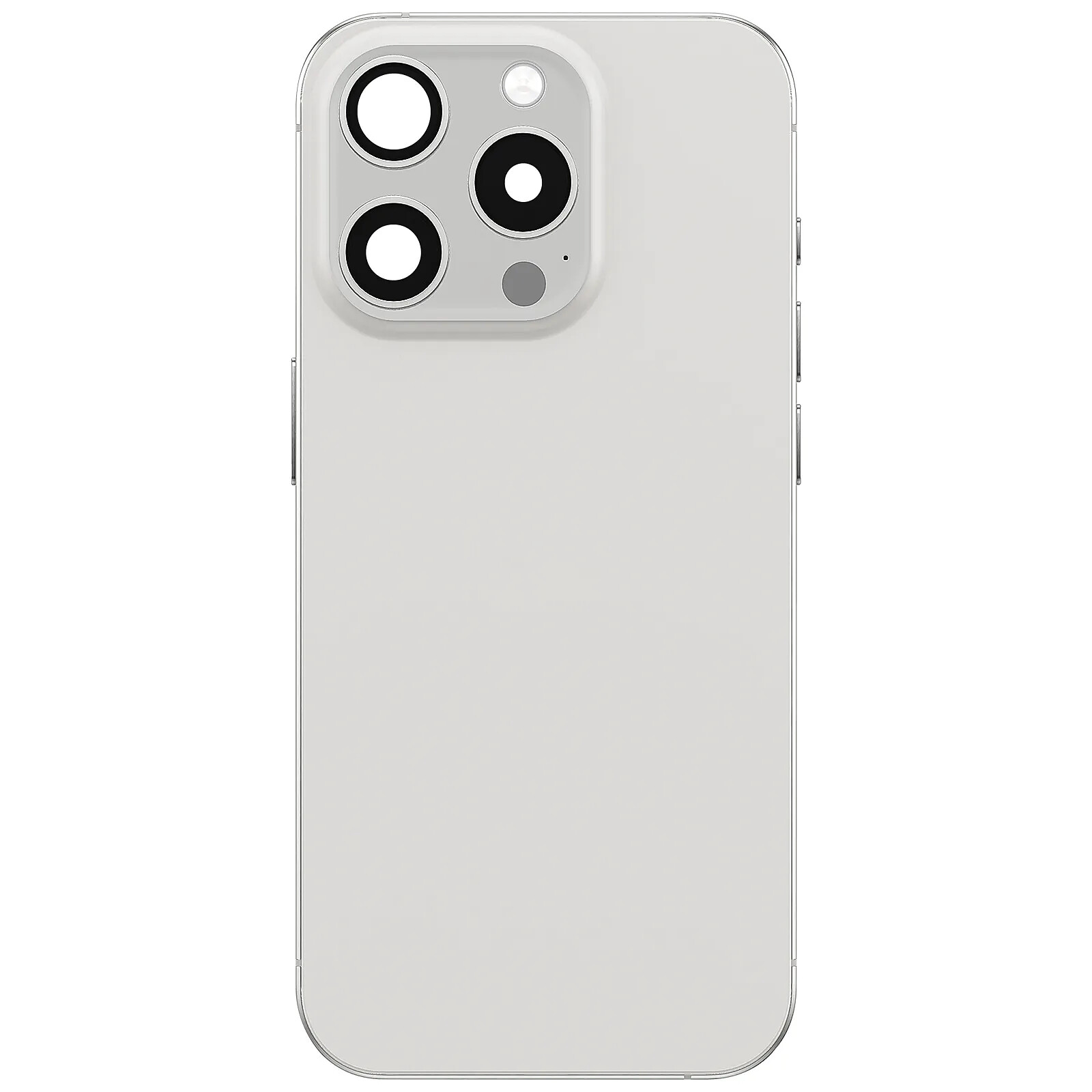 Clappio Cache Batterie pour iPhone 15 Pro avec Châssis Préassemblé et Module MagSafe